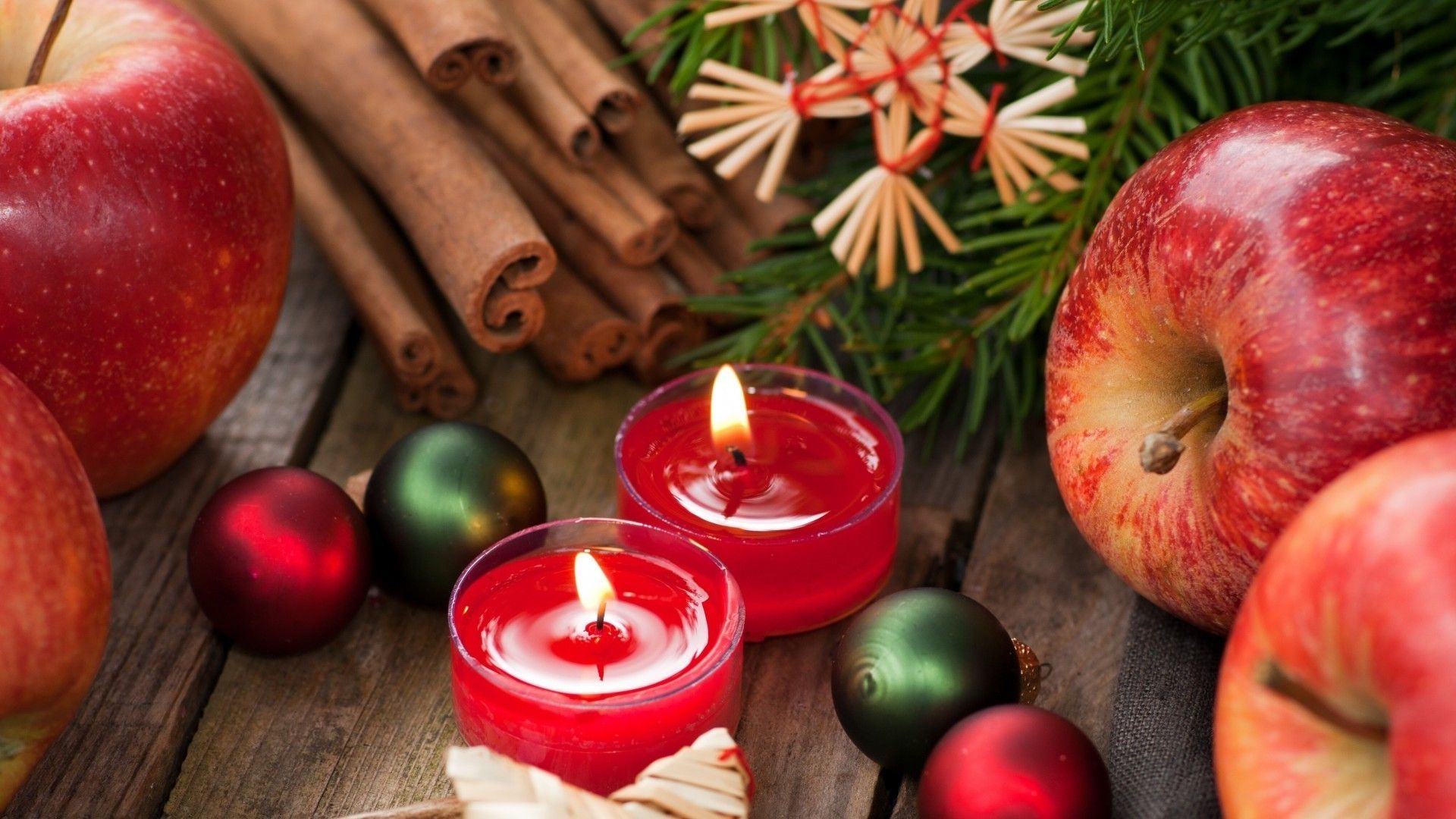 Food & Drink Apple Christmas Fruit Winter Food Advent Apples Cinnamon Candles