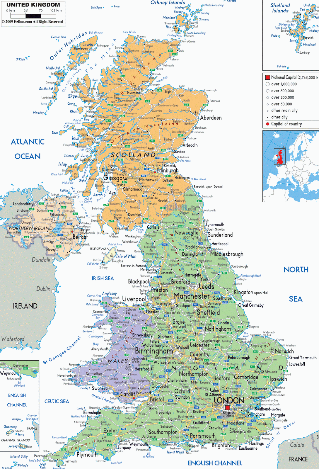 image of Map and Wallpaper: UK Map