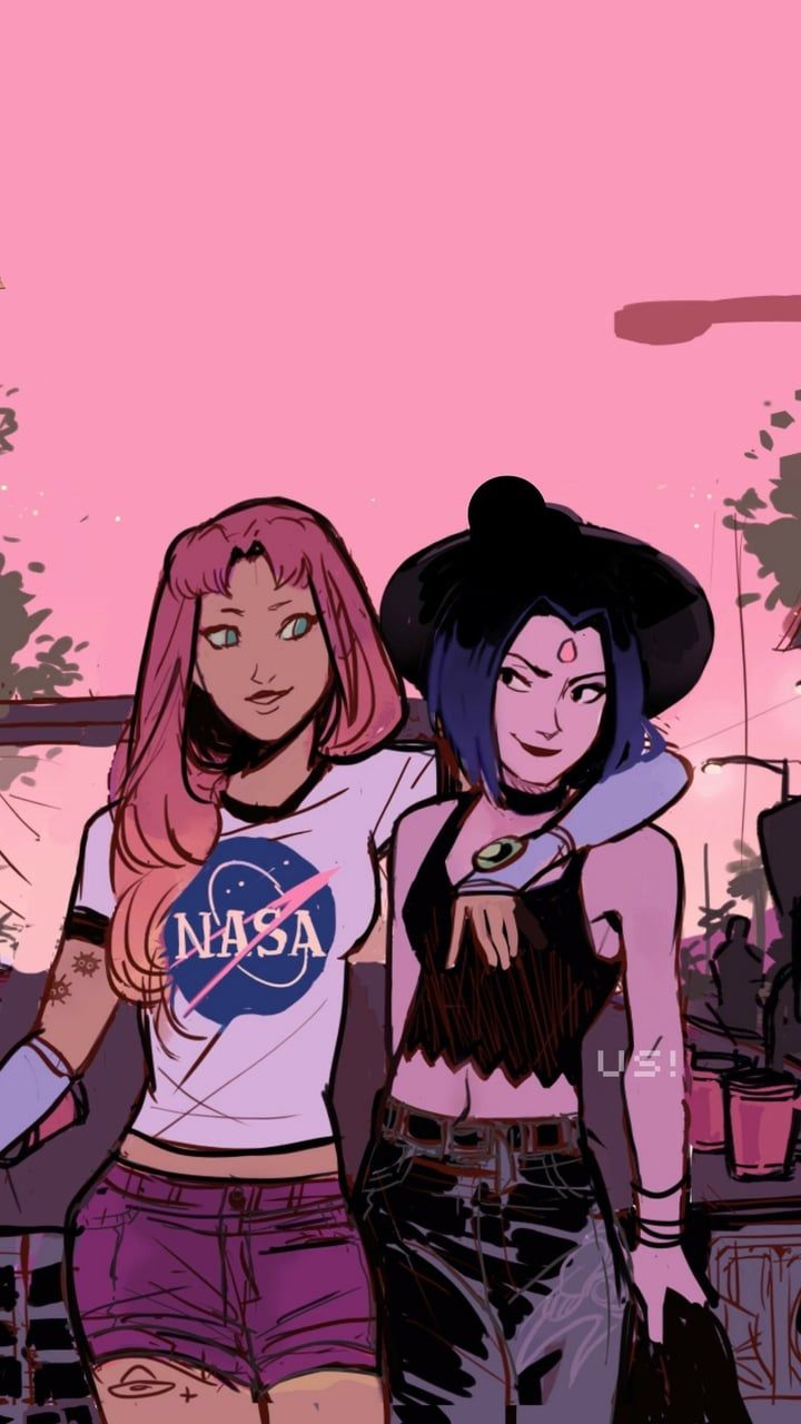 Starfire, Raven And Dc Teen Titans Aesthetic