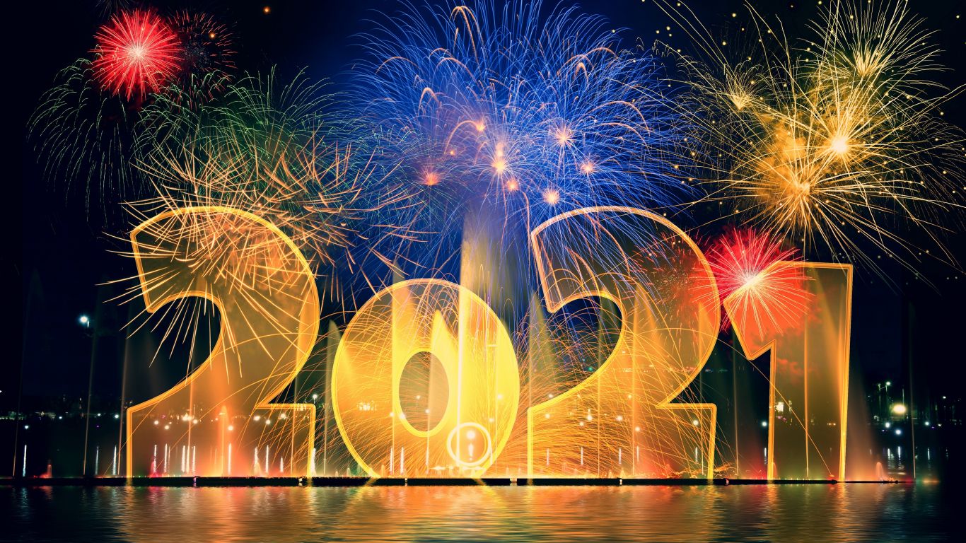 1366x768 New Year 2021 Wallpapers - Wallpaper Cave