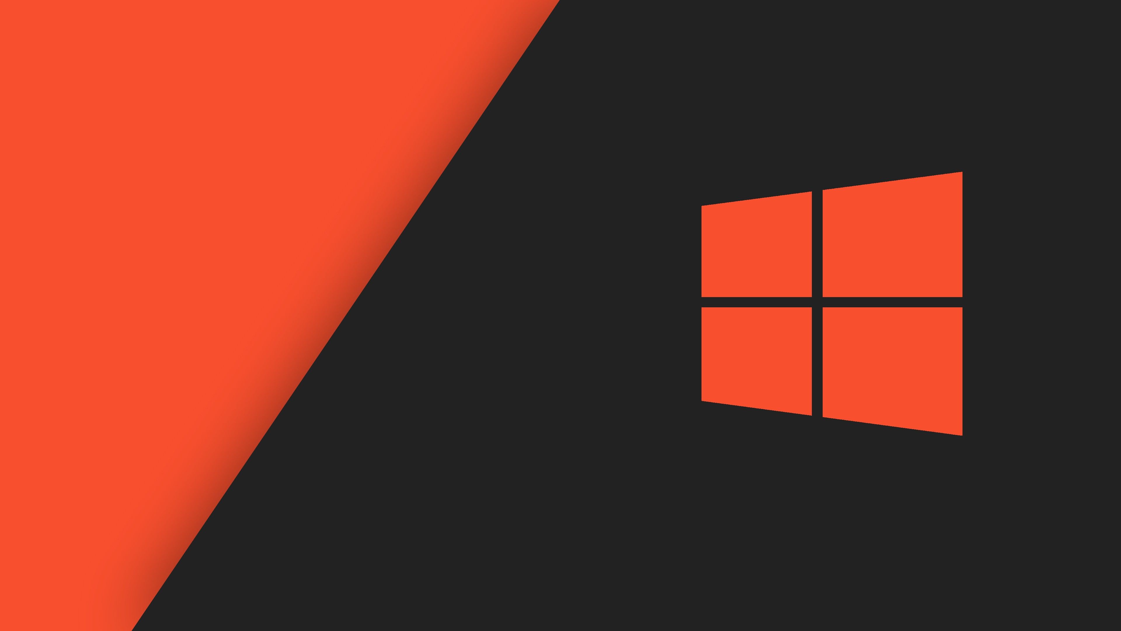 Windows 10 Orange Stock, HD Computer, 4k Wallpaper, Image, Background, Photo and Picture