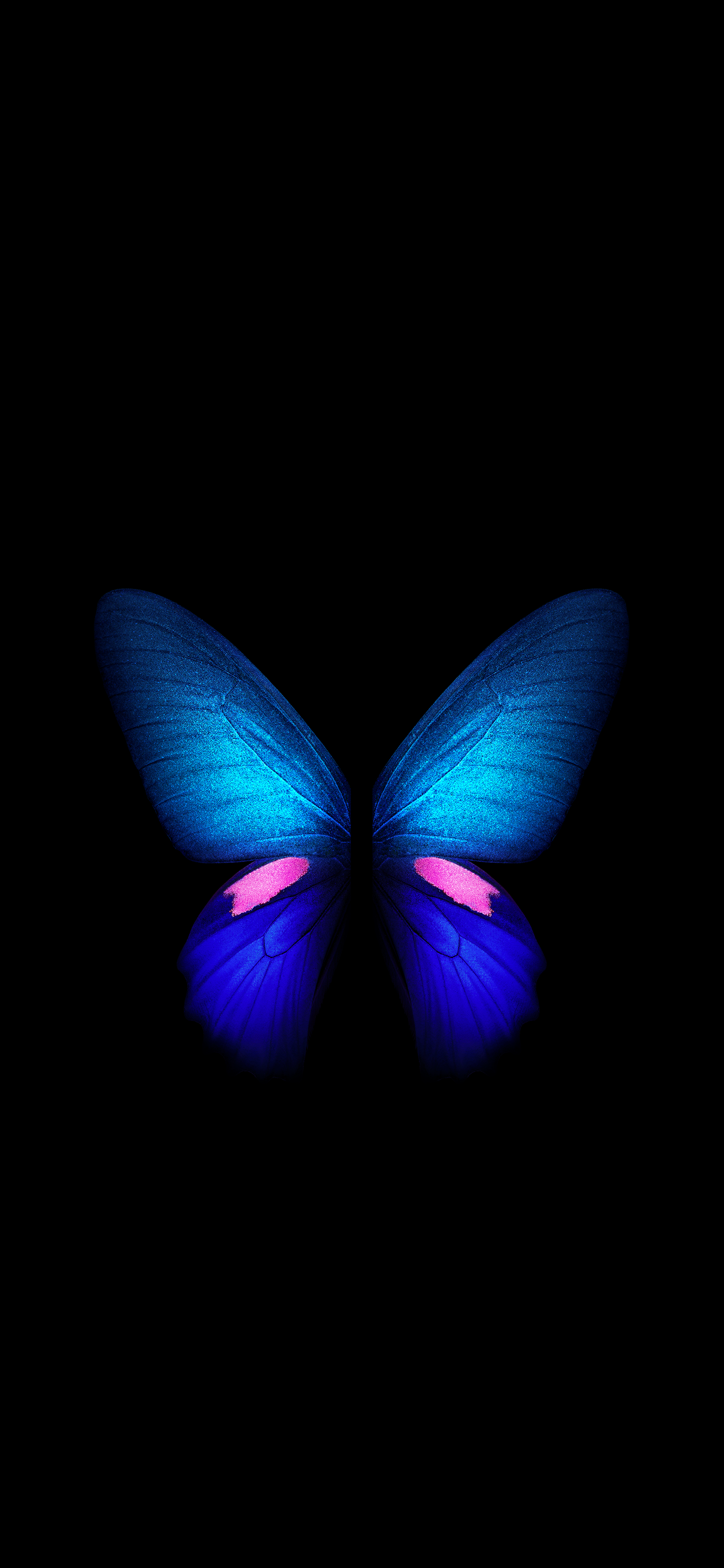 Blue Robot & Butterflies Live Wallpaper - free download