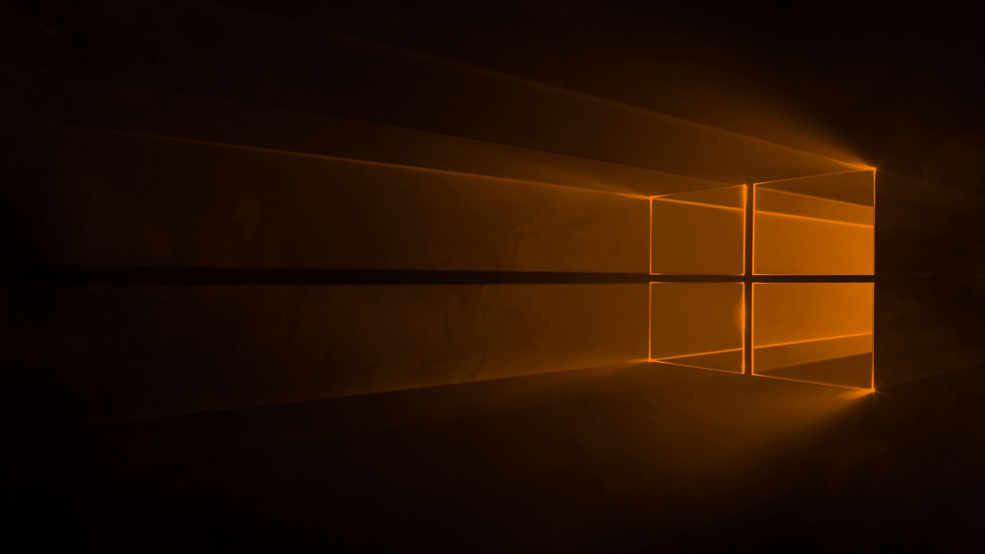 Windows 10 orange background windows 10 with high resolution for desktop backgrounds