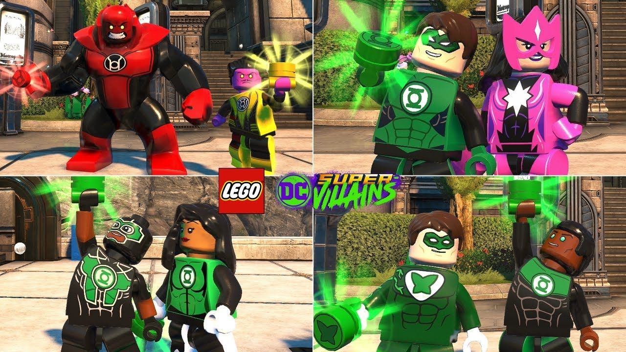 All Green Lantern Characters in LEGO DC Super Villains