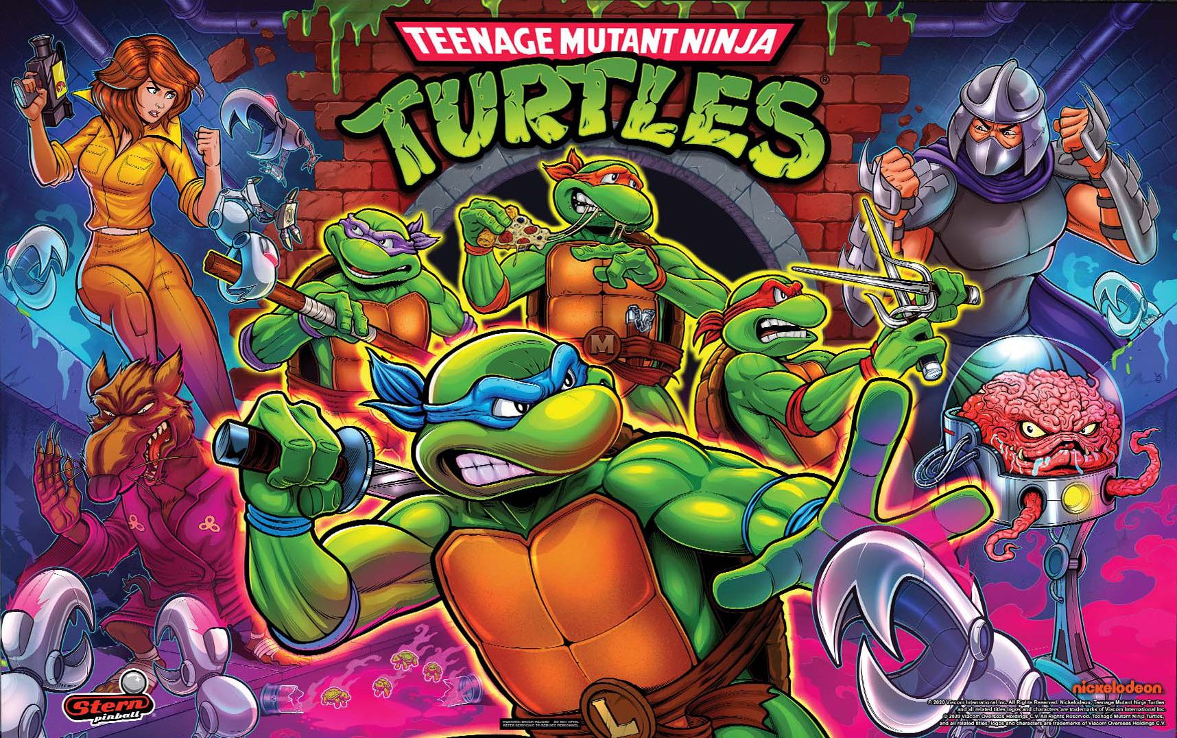 Teenage Mutant Ninja Turtles (Pro) Pinball Machine (Stern, 2020) gallery. Pinside Game Archive