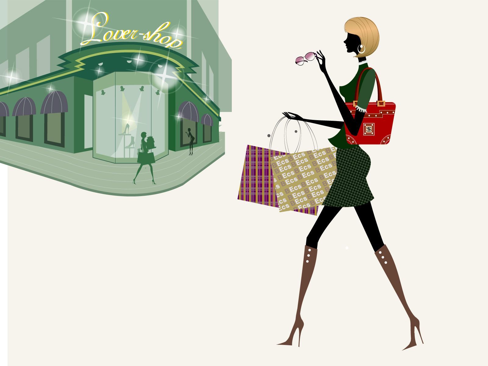 Fashion women wallpaper 7724