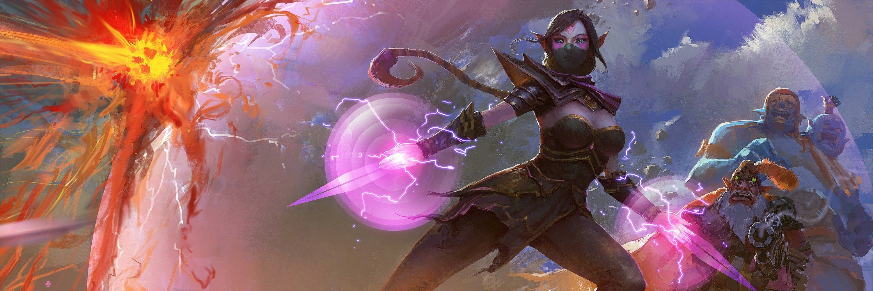 Lanaya, Templar Assassin, Ogre Magi, Dota 2 Wallpaper HD / Desktop and Mobile Background