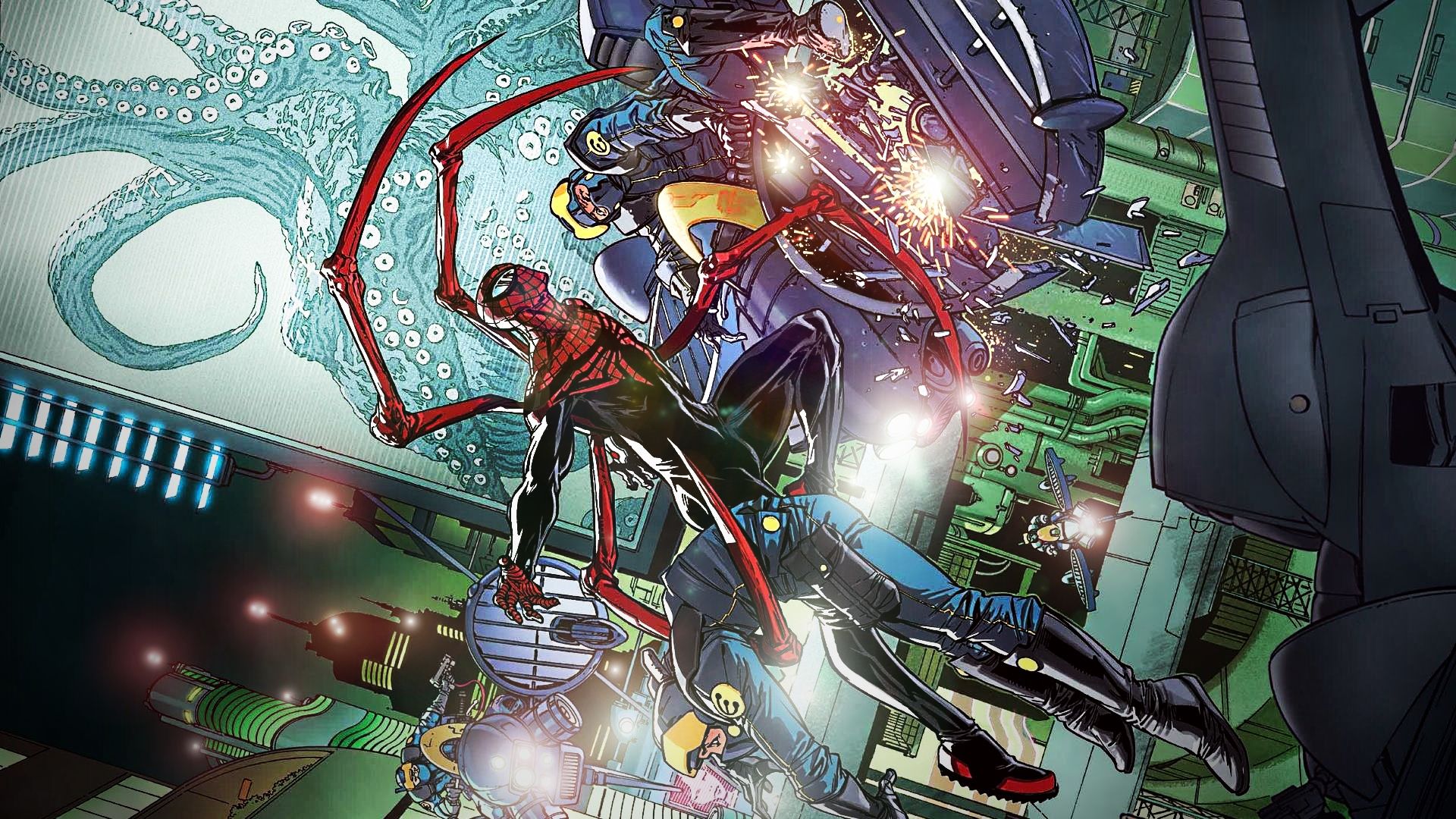 The Superior Spider Man Wallpaper. Spider Man Laptop Wallpaper, Spider Man Phone Wallpaper And Spider Man Cartoon Wallpaper
