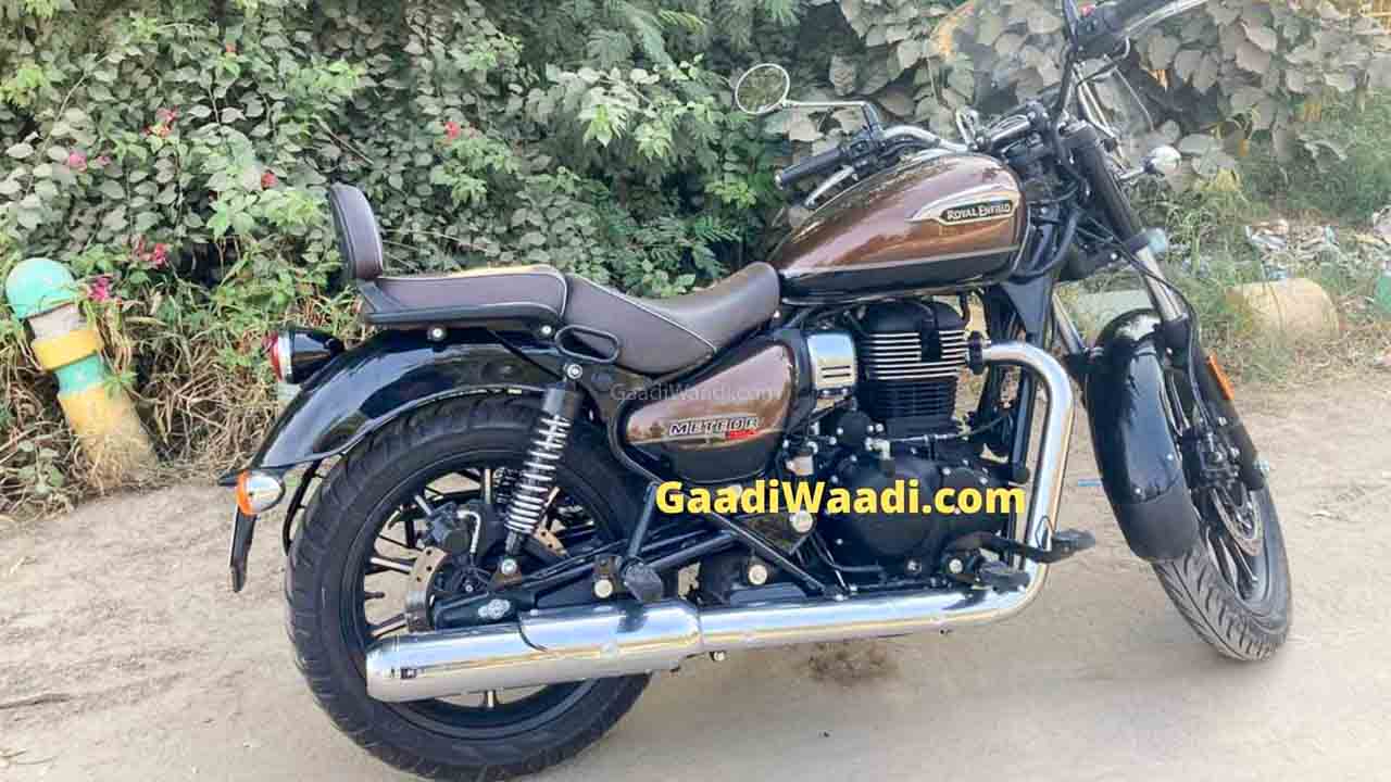Royal Enfield Meteor 350 Real World Image Leak Before 6th Nov Launch