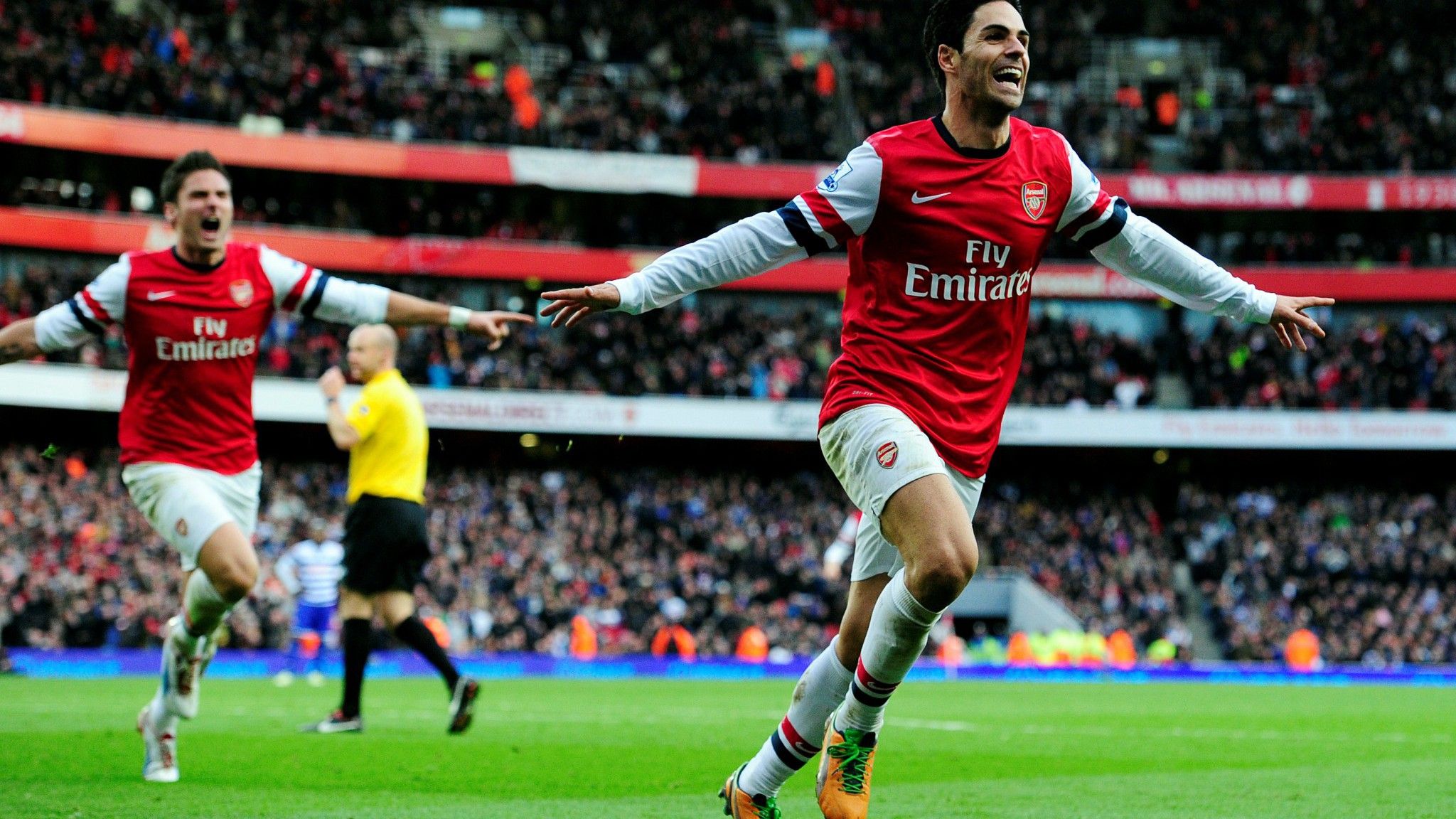 Download 2048x1152 Mikel Arteta Spanish Footballer HD Wallpaper