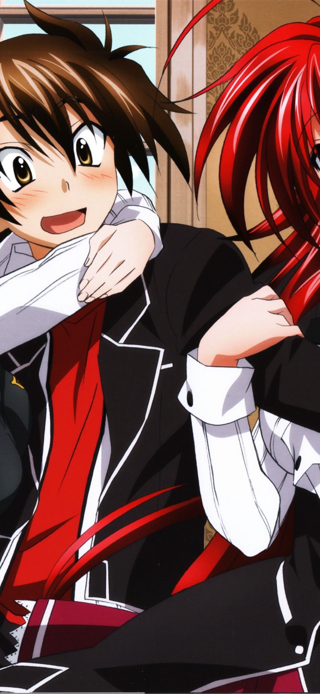 Download 1125x2436 High School Dxd, Rias Gremory, Asia Argento, Issei Hyoudou, Redhead Wallpaper for iPhone 11 Pro & X