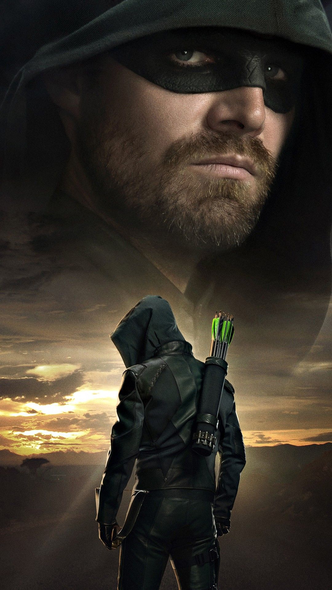 Oliver Queen in Arrow Season 8 Wallpaper