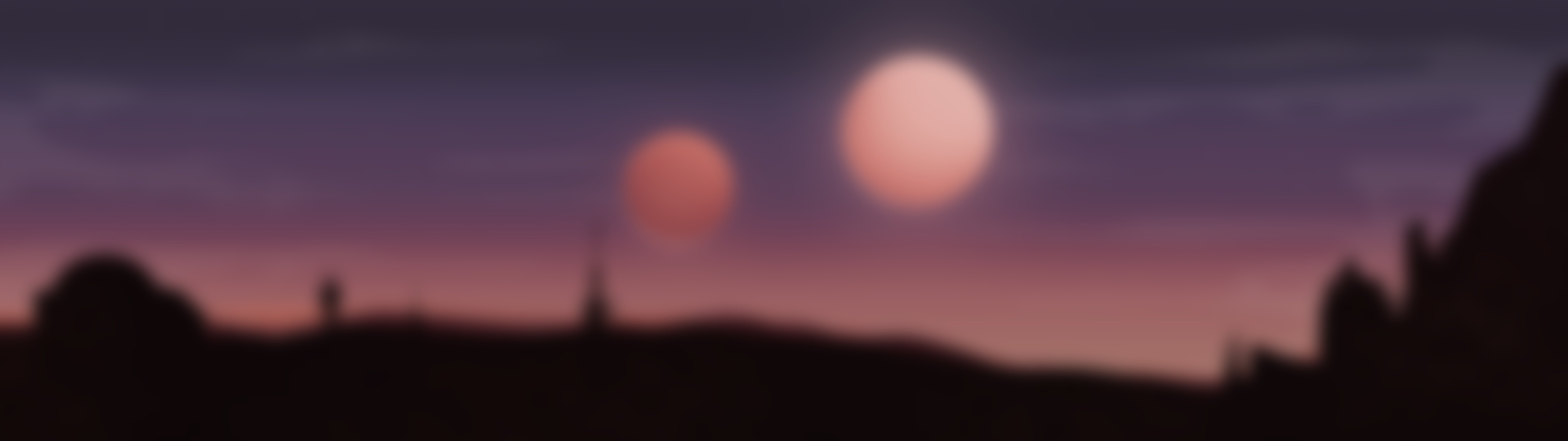 Spoilers Dual Monitor Background Of The Binary Sunsets. Original By U Shoben