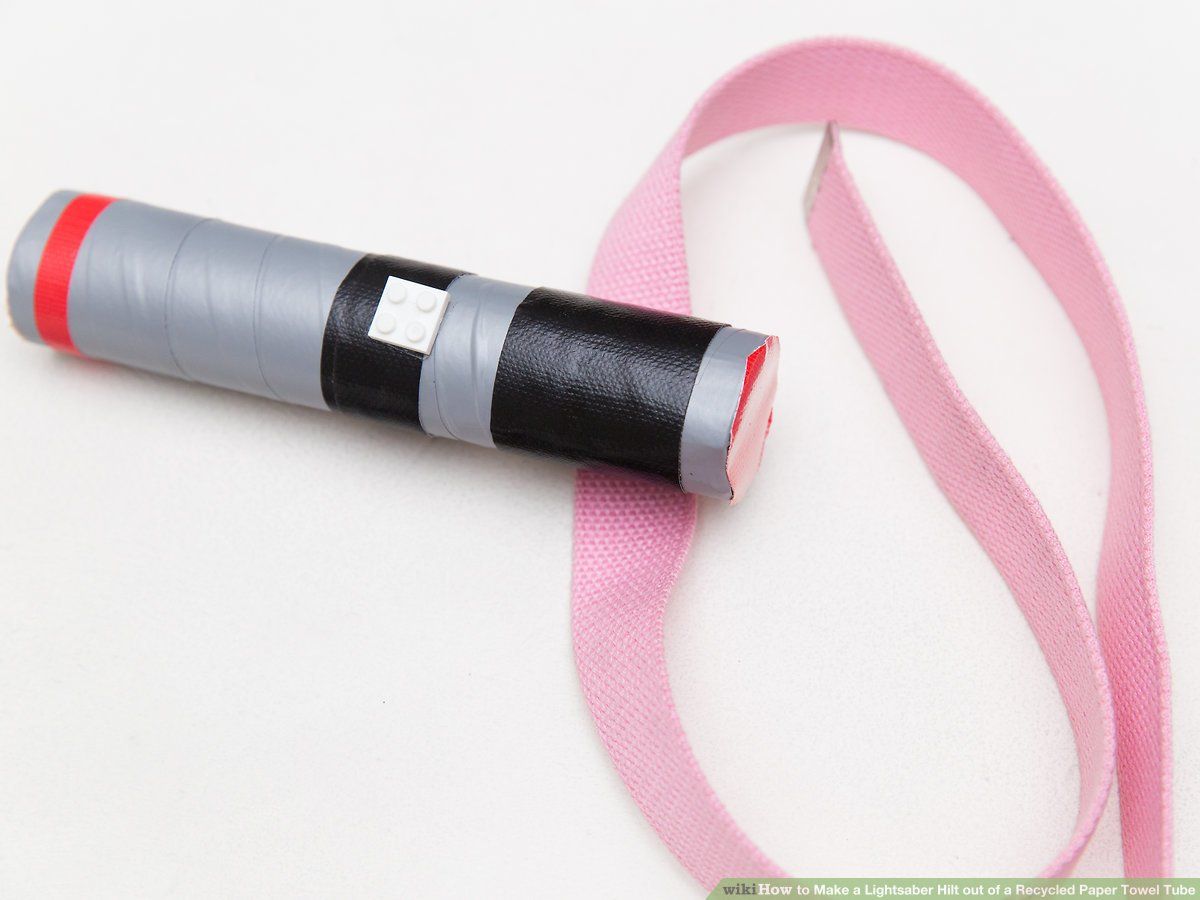 How to Make a Lightsaber Hilt out of a Recycled Paper Towel Tube