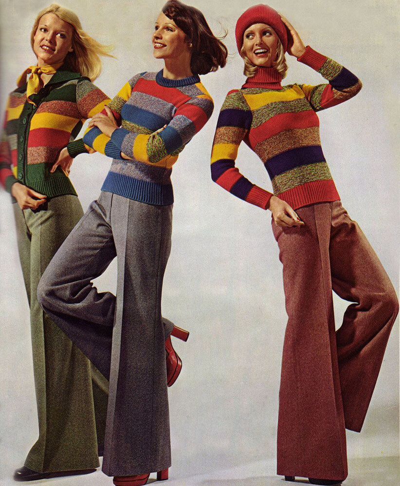1970s bell bottomss fashion, Seventies fashion, Fashion