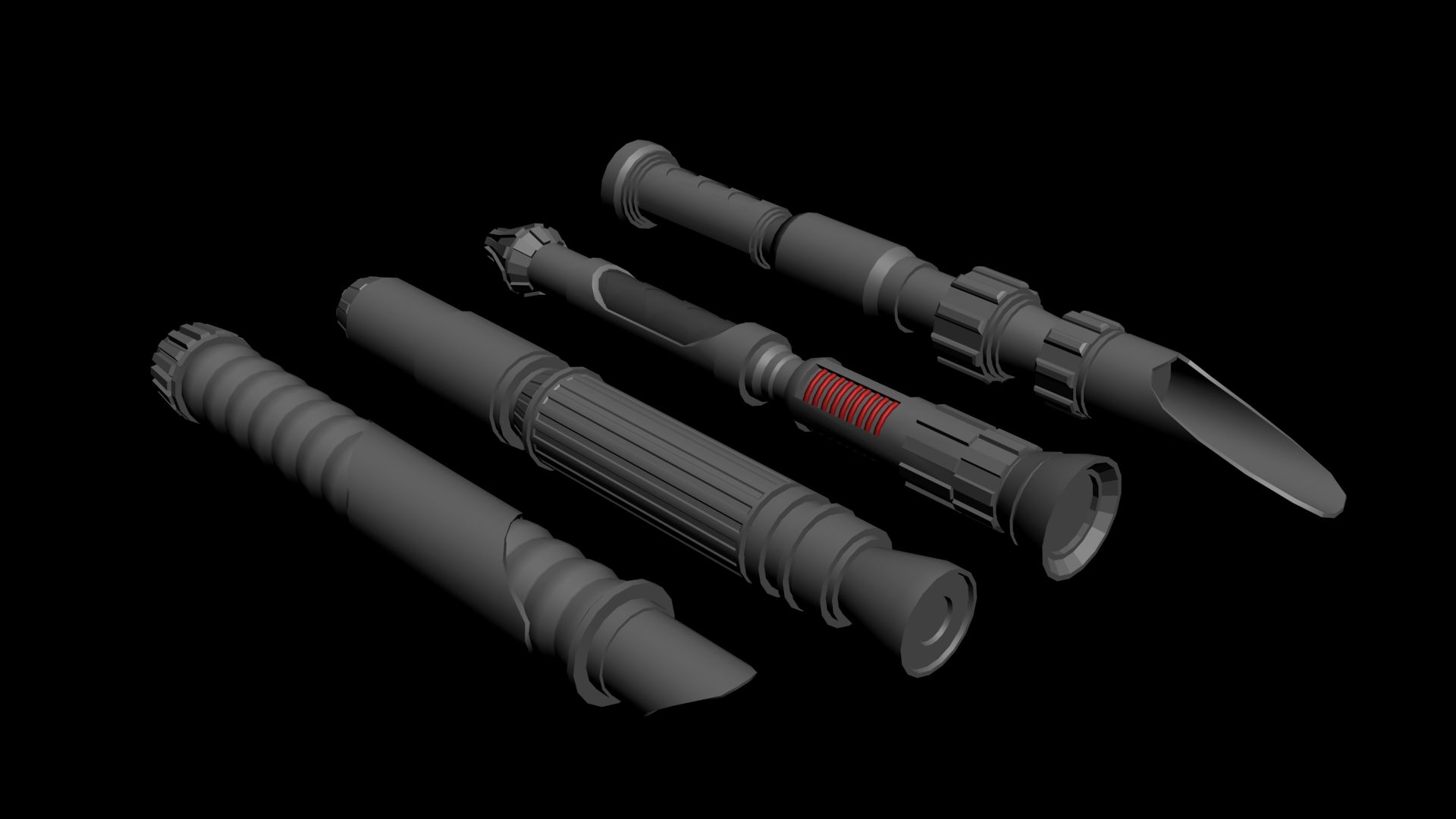 Lightsaber hilts WIP image mod for Star Wars: Knights of the Old Republic