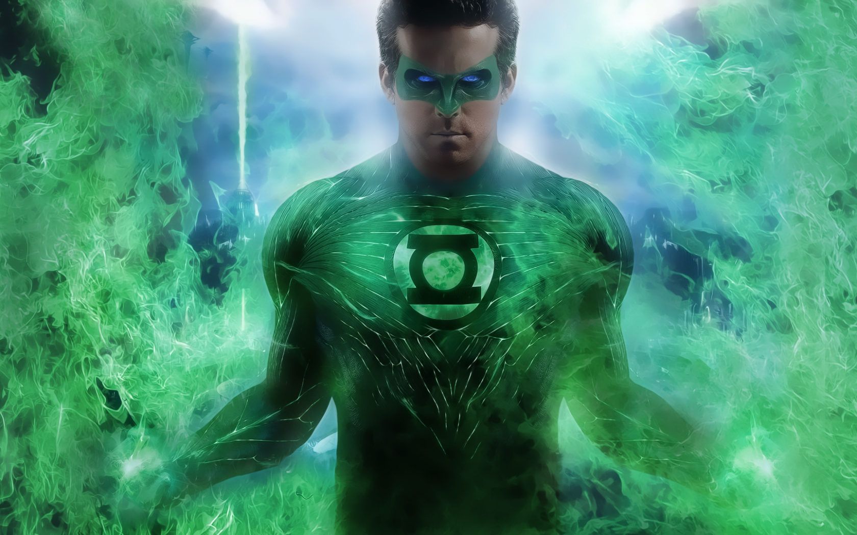 Ryan Reynolds And Hal Jordan In Green Lantern Movie Dc Comics Desktop Wallpaper HD For Mobile Phones And Laptops 1920x1080, Wallpaper13.com