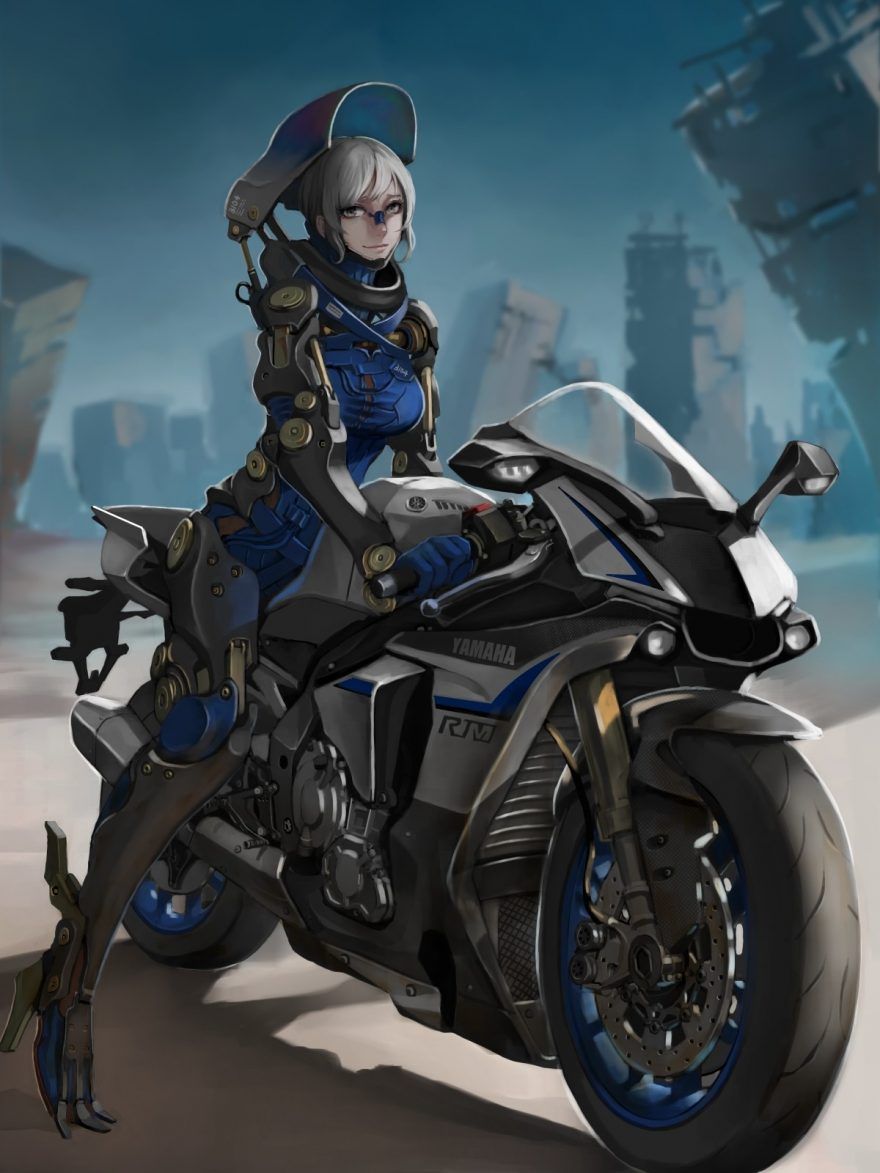 Download Anime Motorcycle Wallpaper, HD Background Download