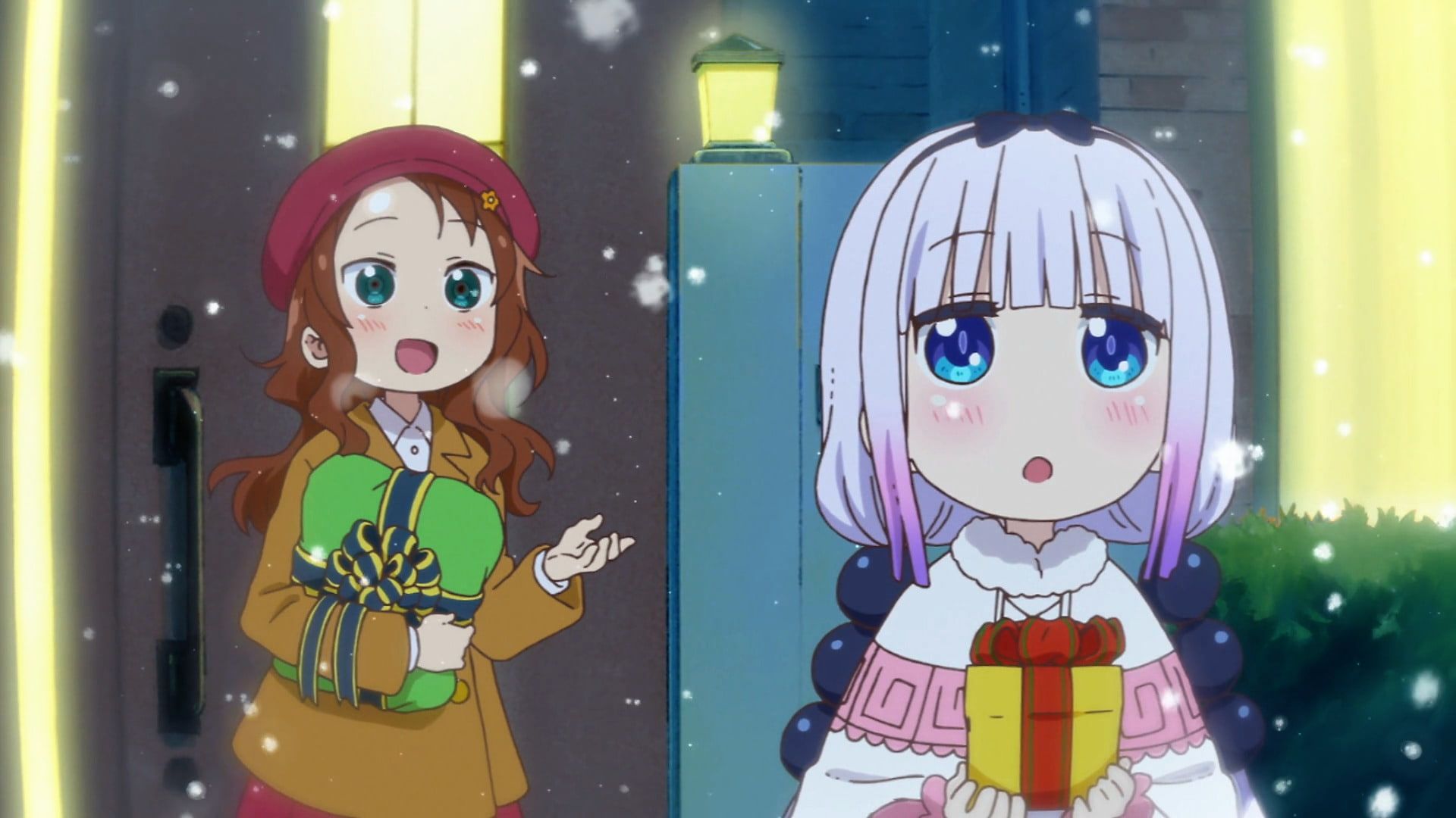 Anime Miss Kobayashi's Dragon Maid Kanna Kamui Riko Saikawa P # wallpaper #hdwallpaper. Anime, Miss kobayashi's dragon maid, Kobayashi san chi no maid dragon