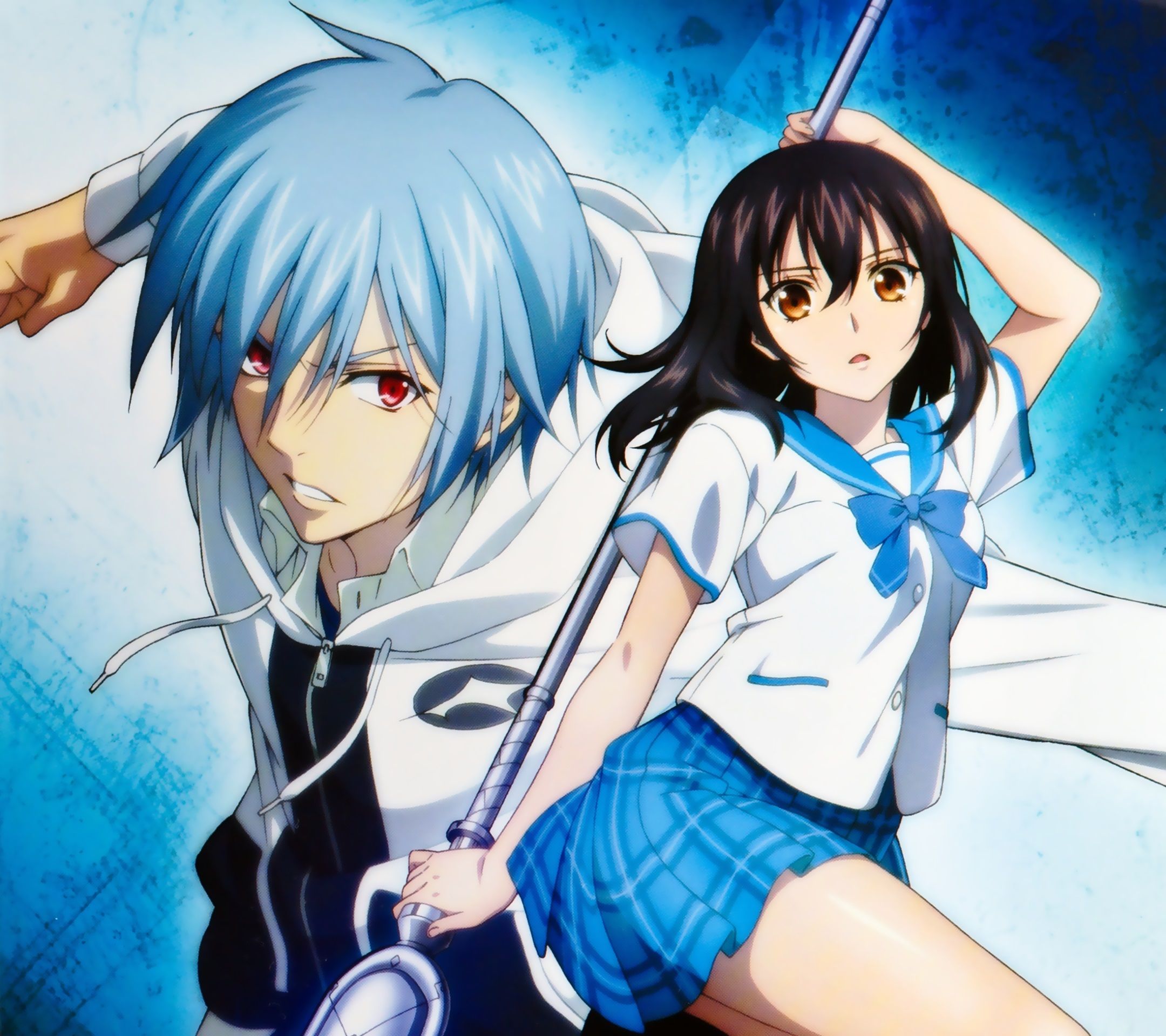 Strike the Blood (Kojou Akatsuki, Yukina Himeragi) - Minitokyo