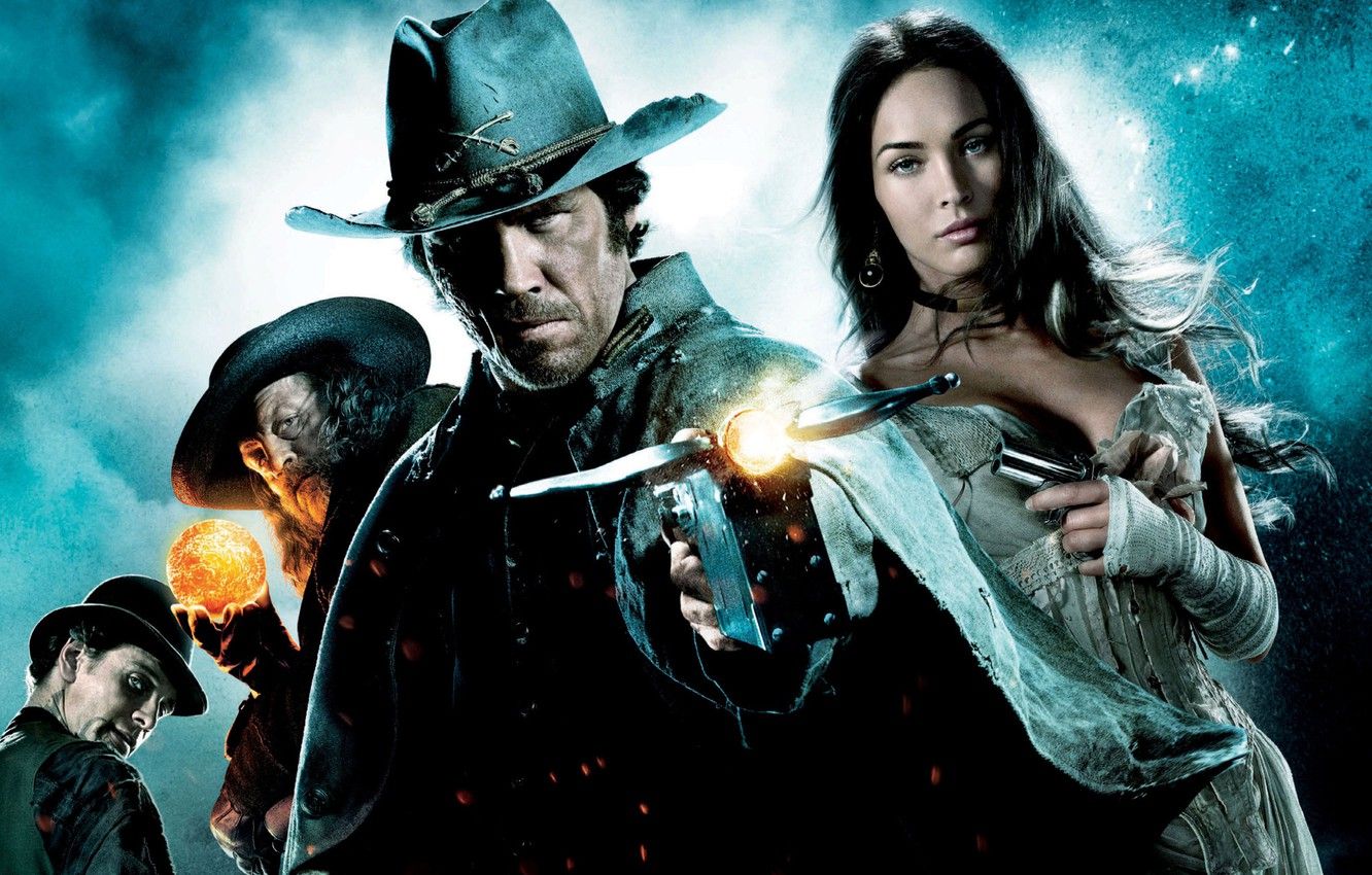 Wallpaper Megan Fox, Megan Fox, weapons, hat, fantasy, Western, Josh Brolin, Josh Brolin, Jonah Hex, Jonah Hex image for desktop, section фильмы