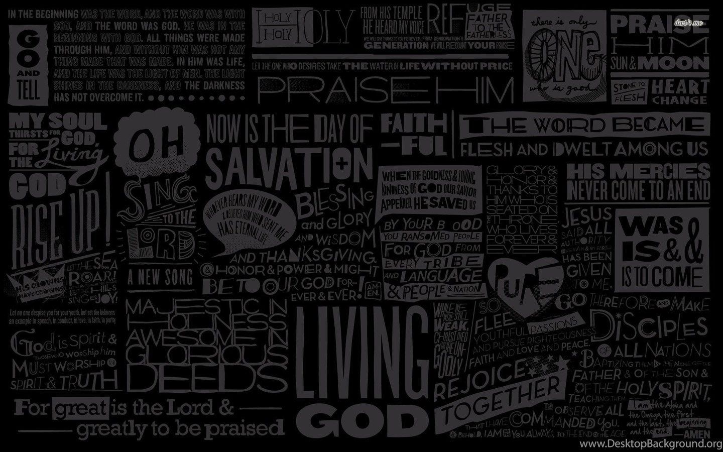 Religious Typography Wallpaper Digital Art Wallpaper Desktop Background