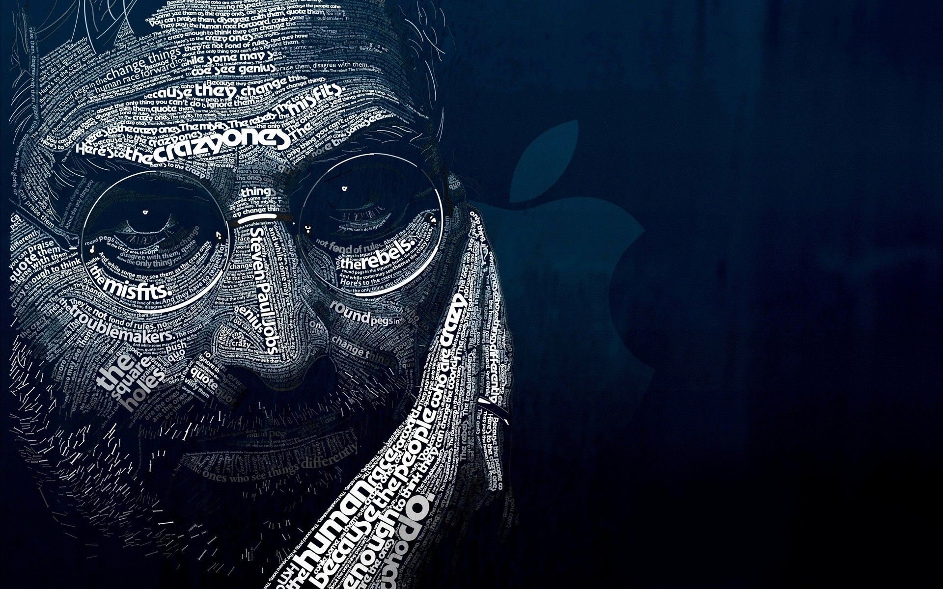 Steve Jobs Word Art