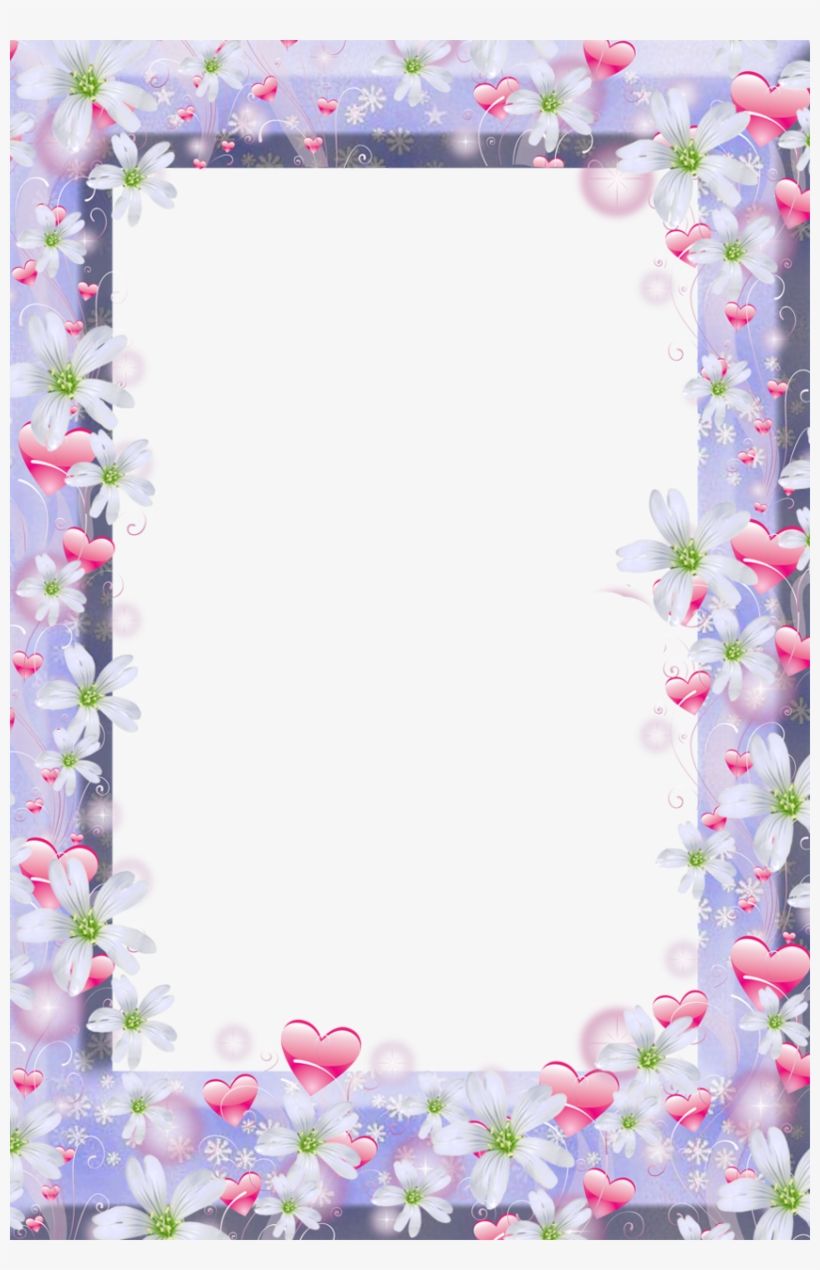 Pin By Slgudiel On Wallpaper And More Flower Frame Png Transparent PNG Download