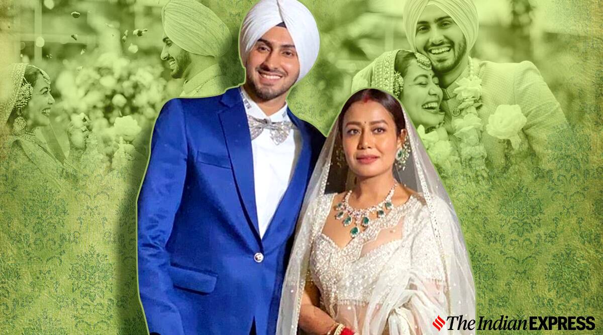 Neha Kakkar Rohanpreet Singh Reception: The Couple Wow In Their Understated Style. Lifestyle News, The Indian Express