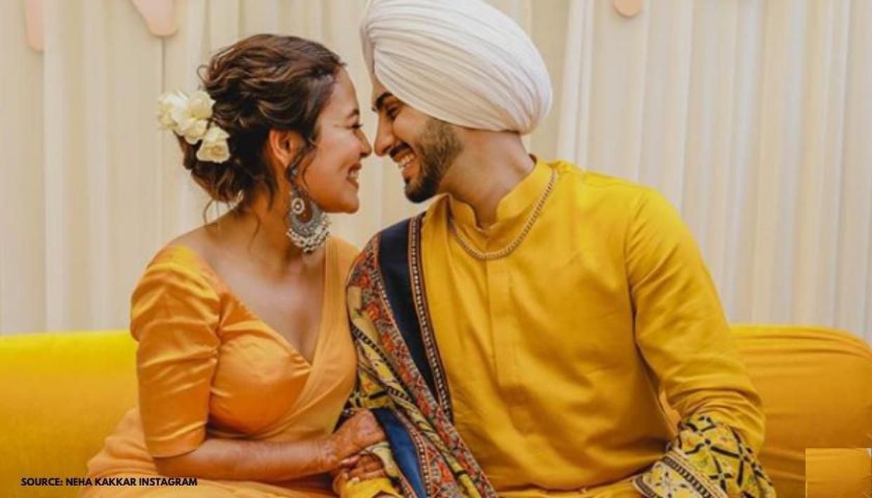 Neha Kakkar posts new pics from wedding diary, Rohanpreet Singh calls her 'princess'