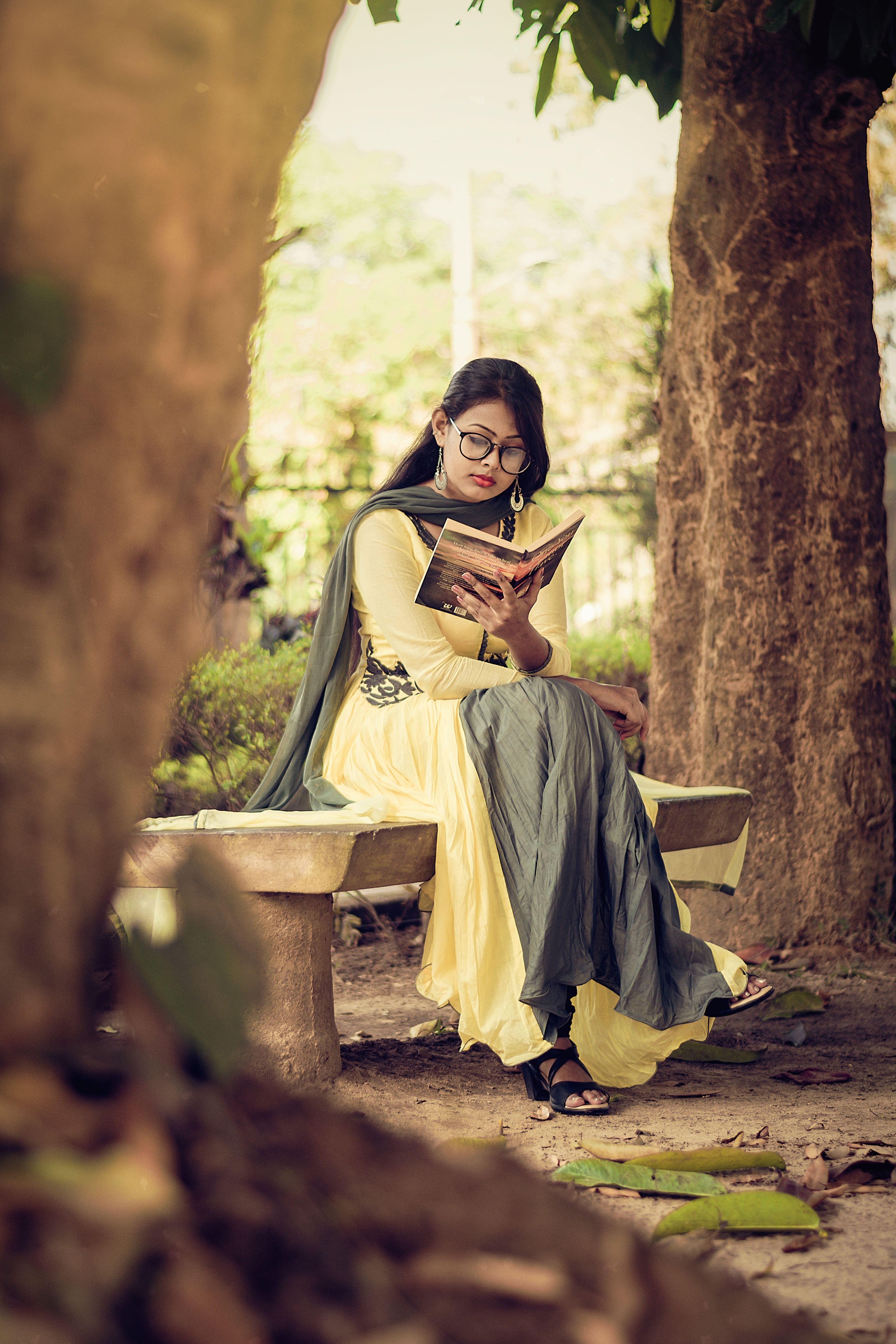 Woman Reading Book · Free