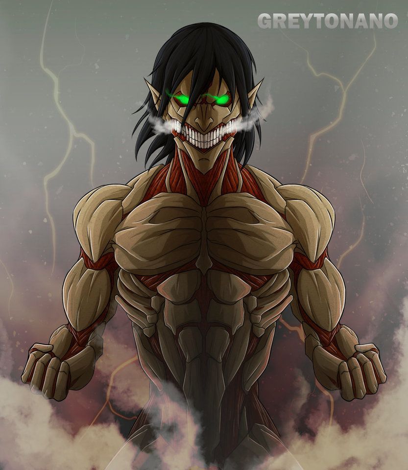 Eren Armored Titan Form by greytonano. Attack on titan art, Attack on titan anime, Attack on titan eren