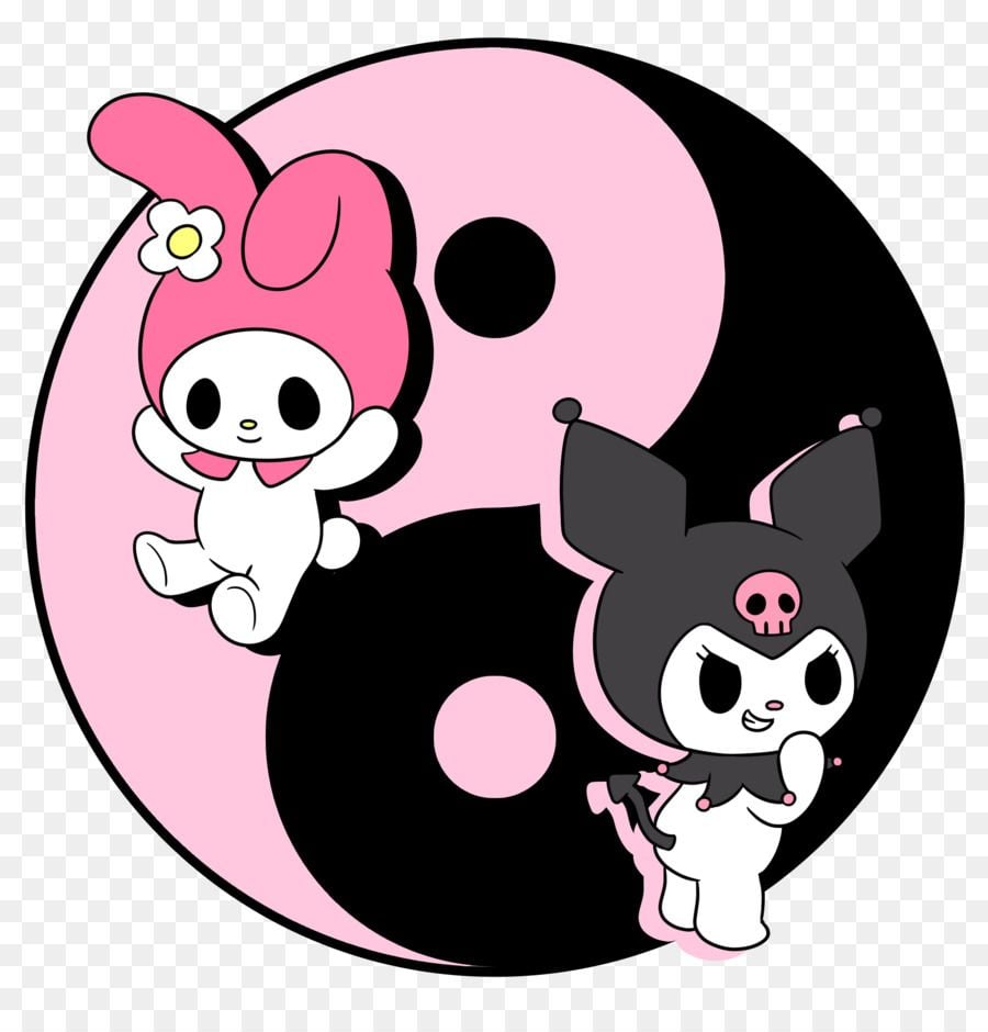 Hello Kitty Kuromi Wallpaper
