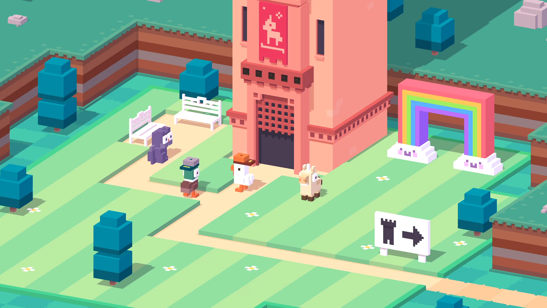 the crossy road game