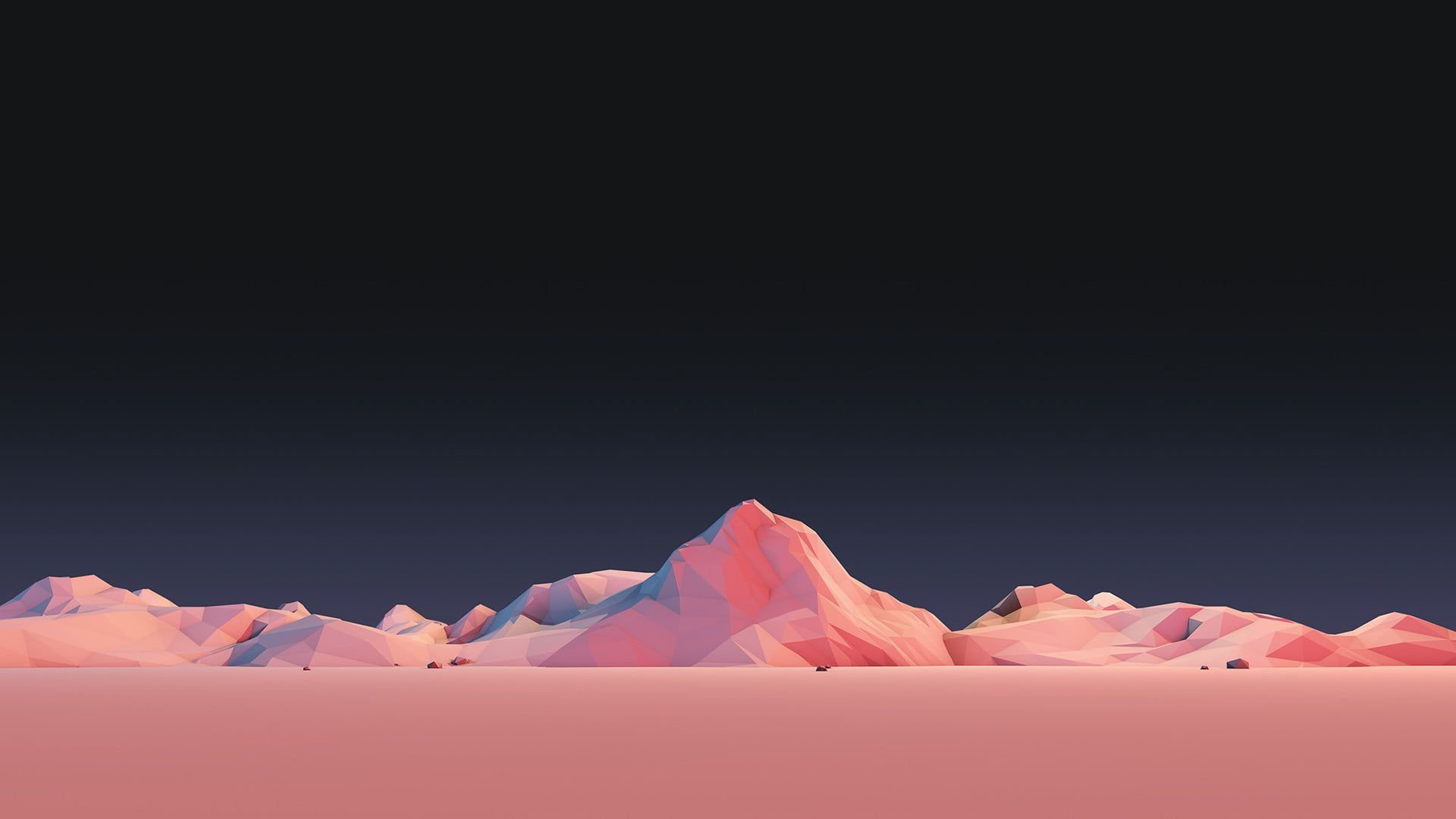 pink mountain terrain #illustration #mountains low poly #minimalism #artwork. Cute desktop wallpaper, Computer wallpaper desktop wallpaper, Desktop wallpaper art