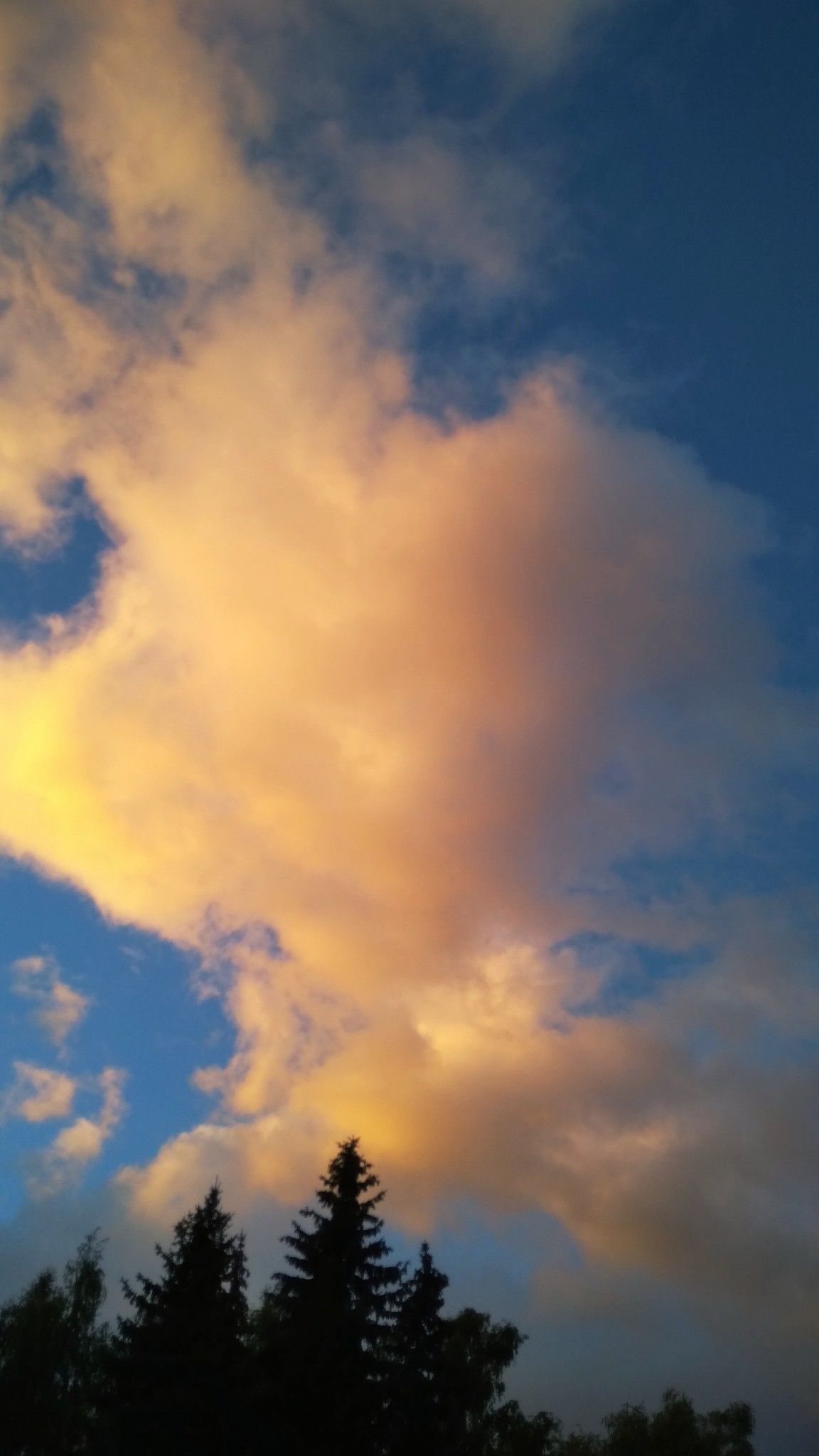 yellow clouds