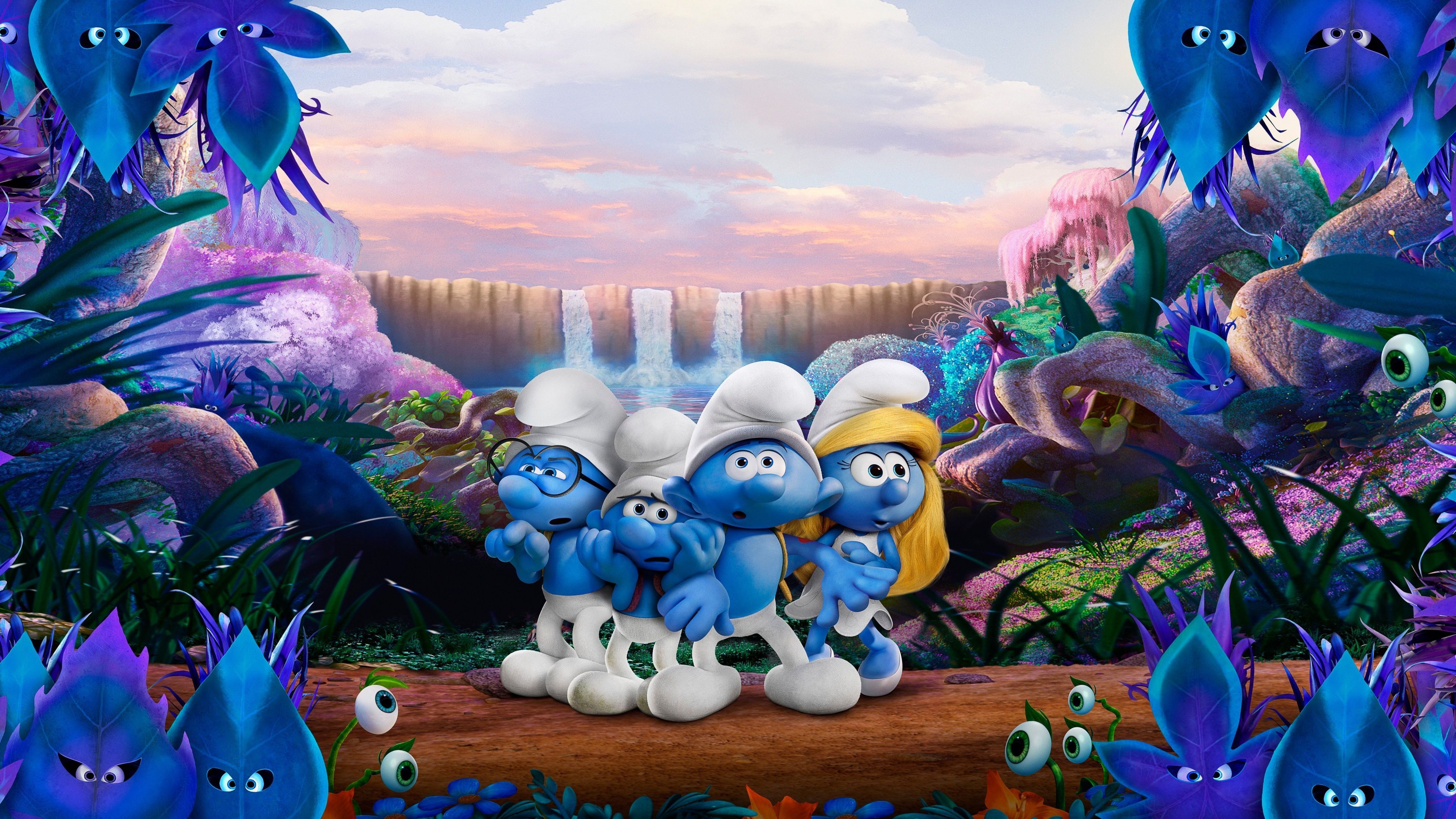 smurfs the lost village 4k desk wallpaper. Good animated movies, Smurfs, Cool animations