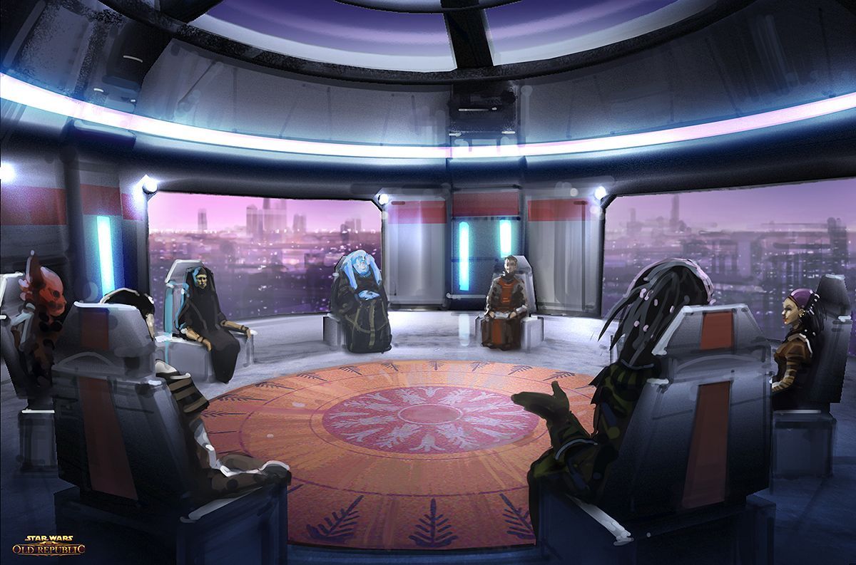 Star Wars The Old Republic Council. Star wars the old, Star wars image, The old republic