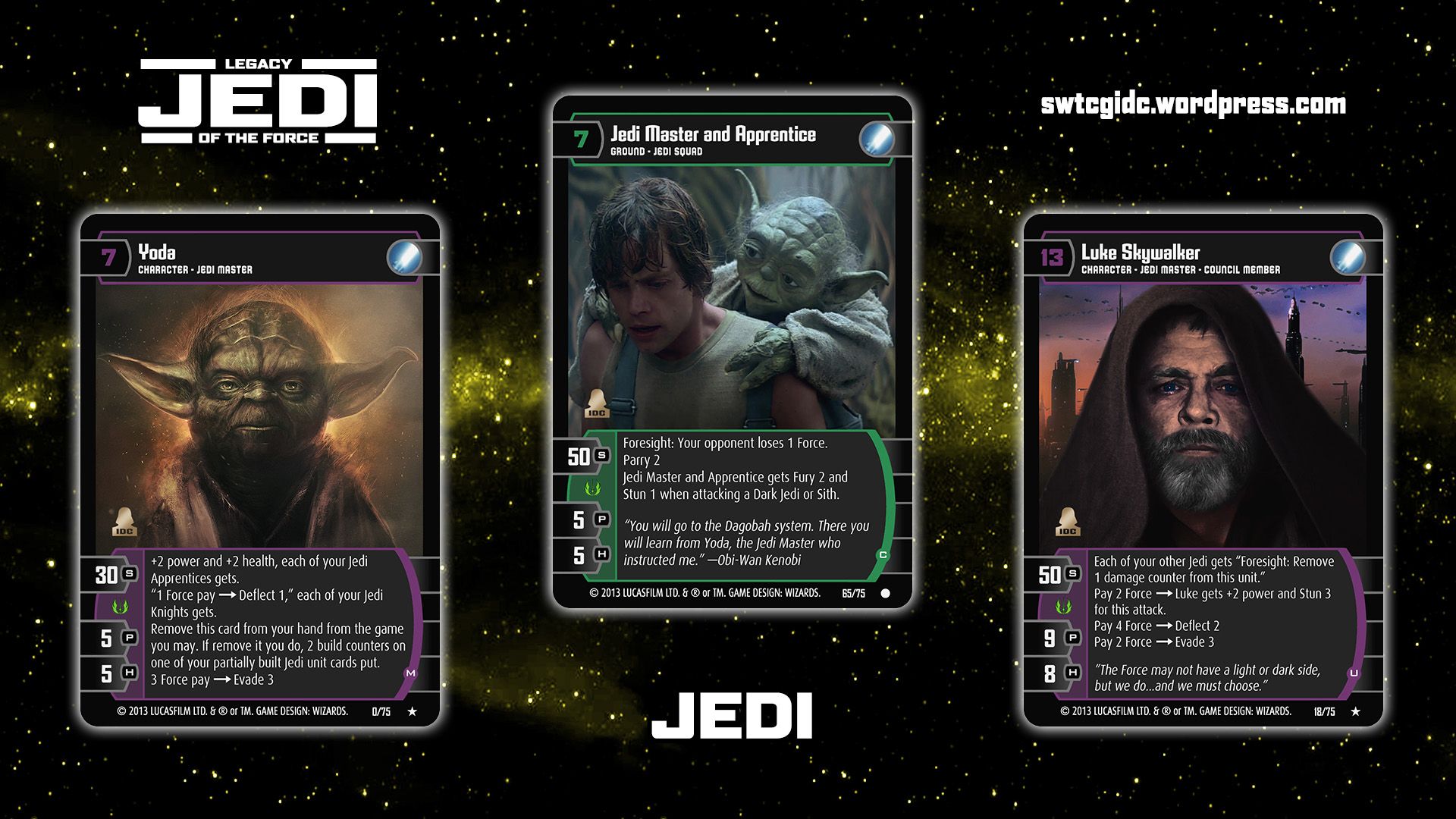 Star Wars Trading Card Game Jedi Wallpaper 3 Jedi. Star Wars Trading Card Game: Independent Development Committee
