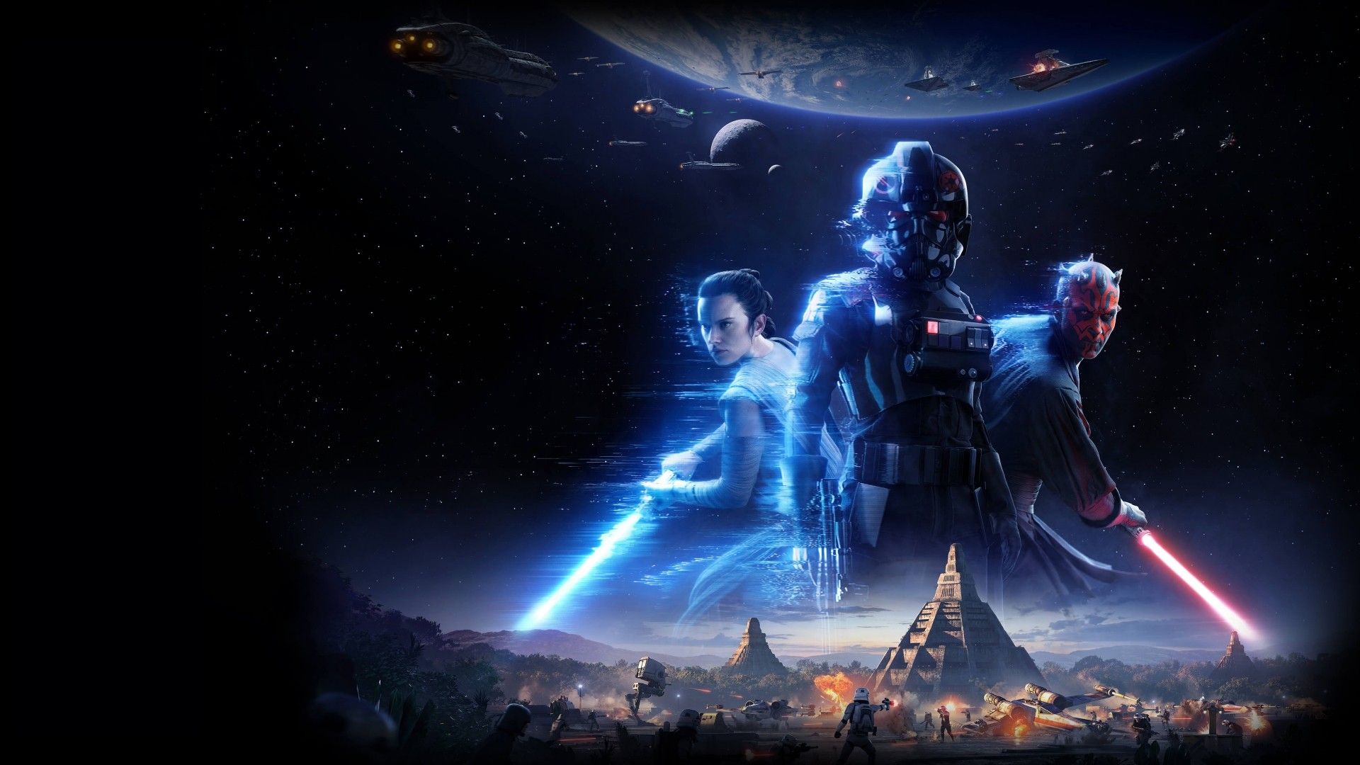 Star Wars Battlefront 2 HD Wallpaper Theme. Star wars awesome, Star wars battlefront, Star wars games