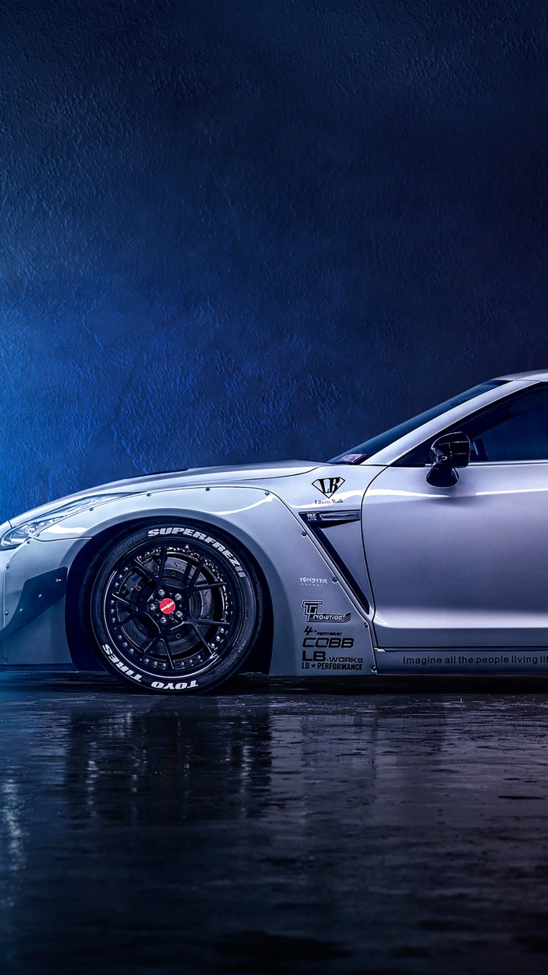 Nissan GT R R35 Wallpaper 4K, Neon