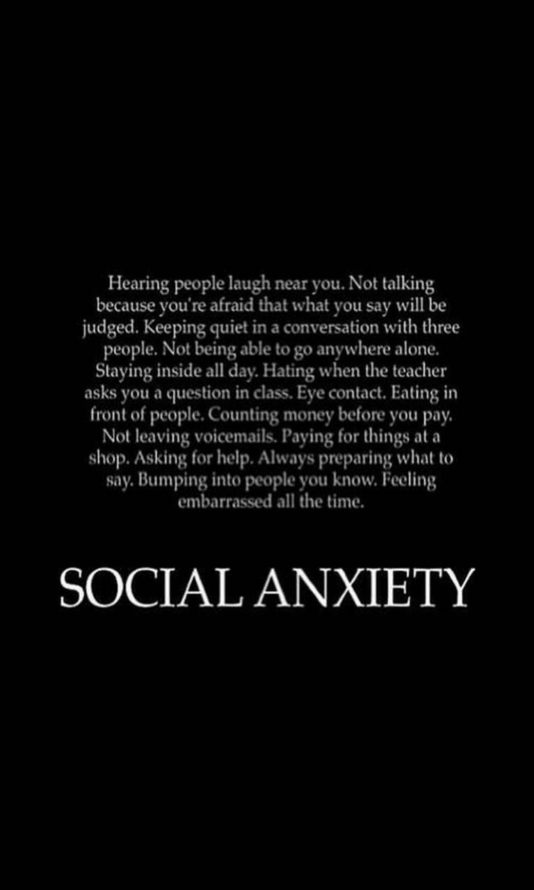 Social Anxiety wallpaper