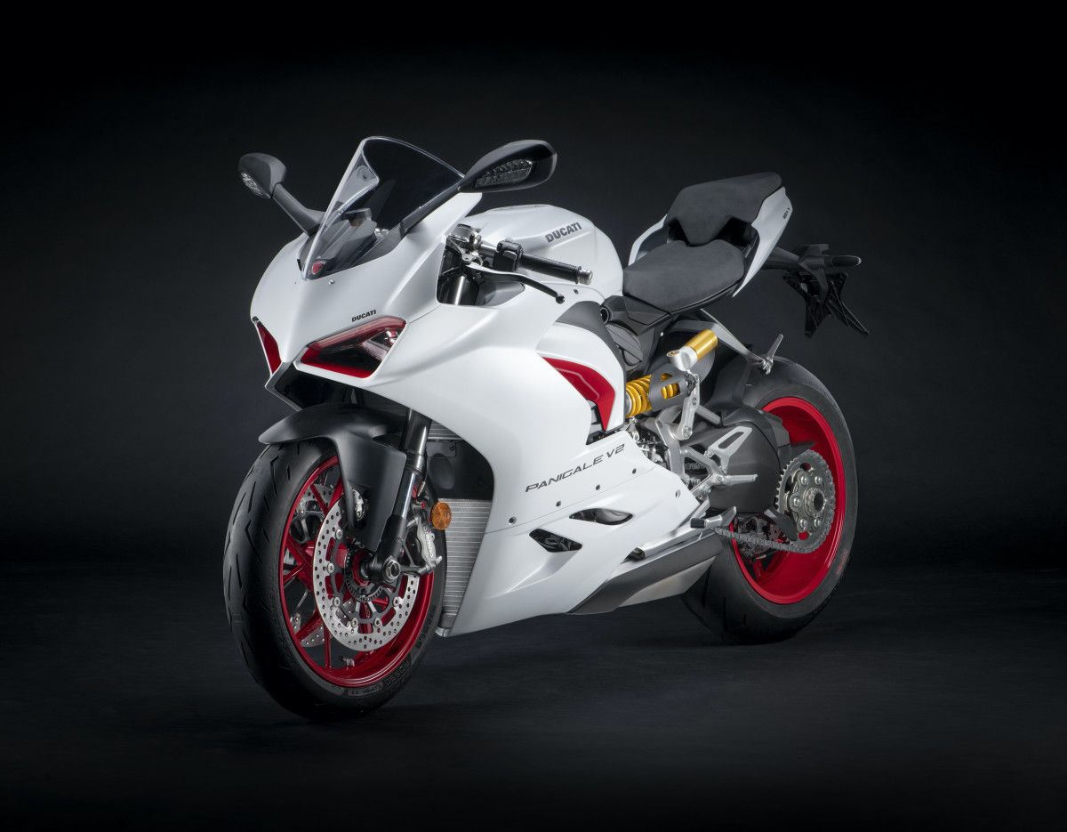 Ducati reveals a new White Rosso livery for the Panigale V2