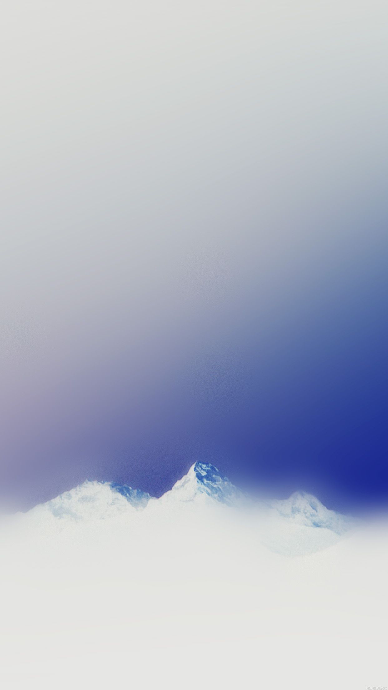 iPhone7 wallpaper. mountain blur blue minimal nature