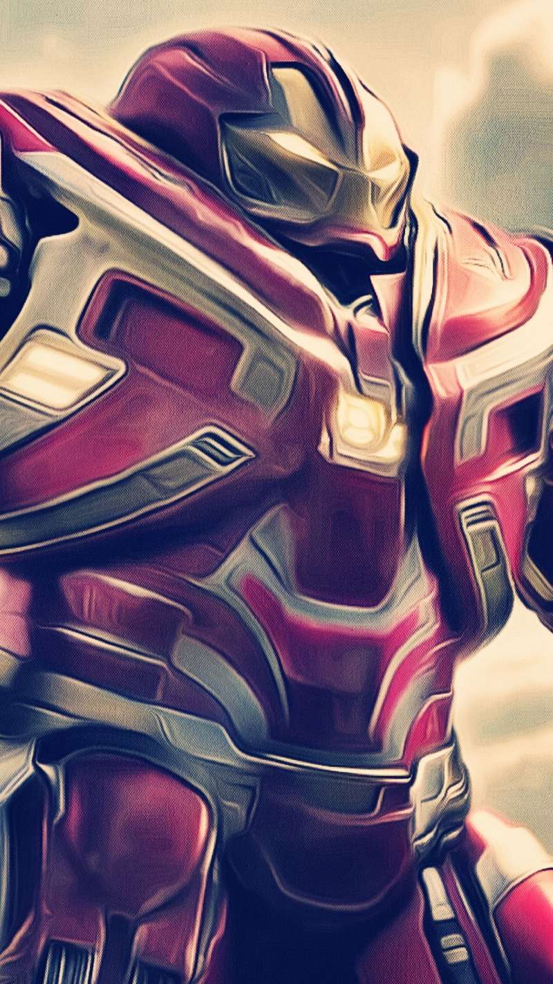 Wallpaper Iron Man Hulkbuster