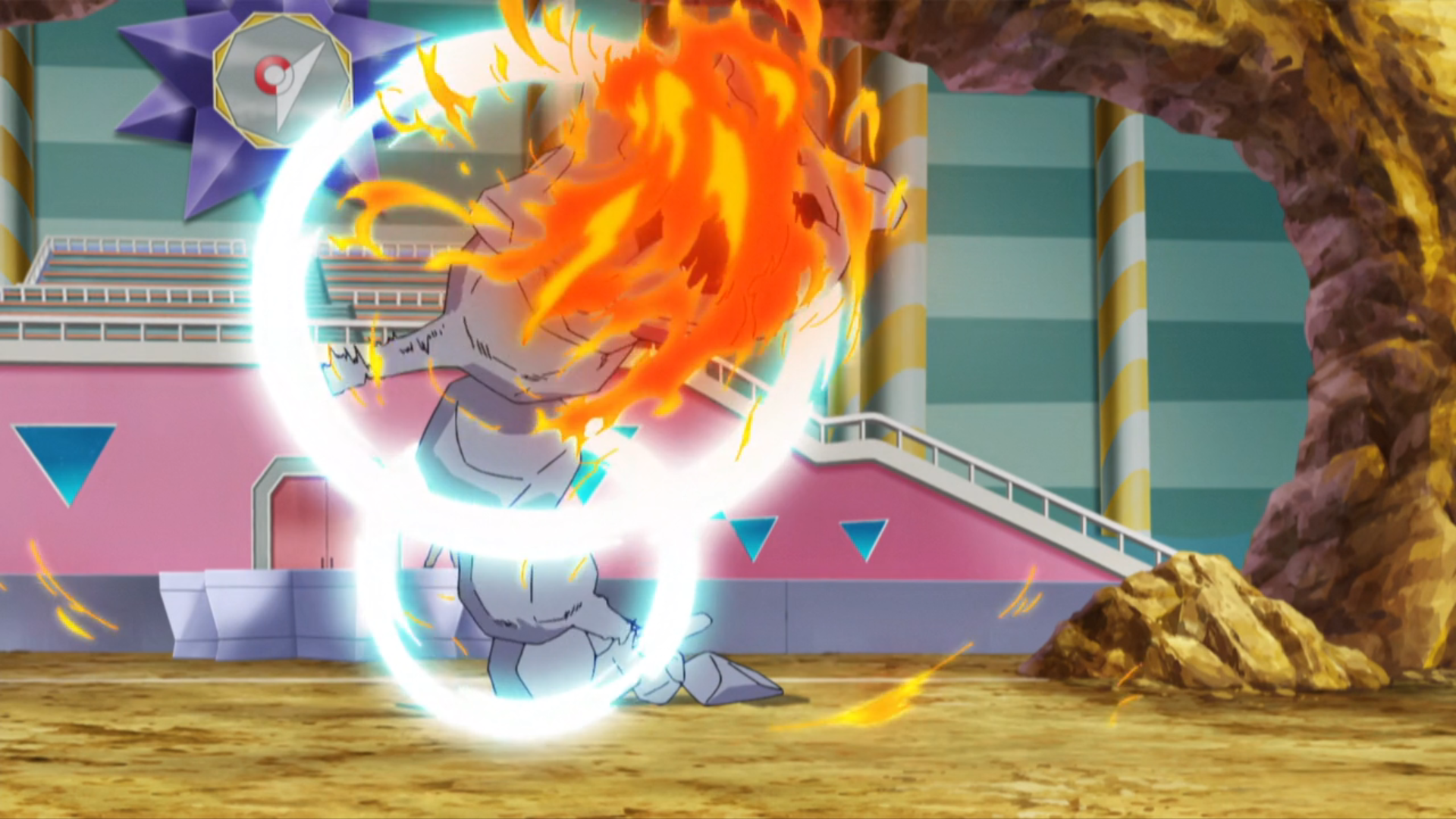 Brock Vs Lillie And Sophocles Steelix Moves Wallpaper & Background Download