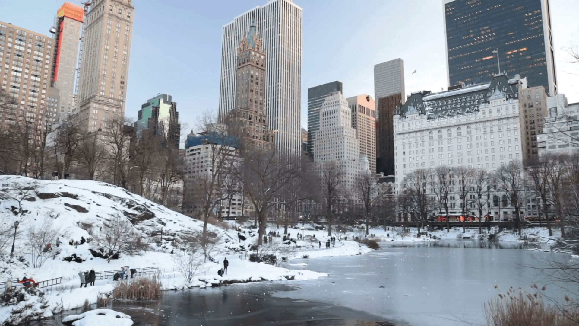 Централ парк Тауэр Нью Йорк зимой