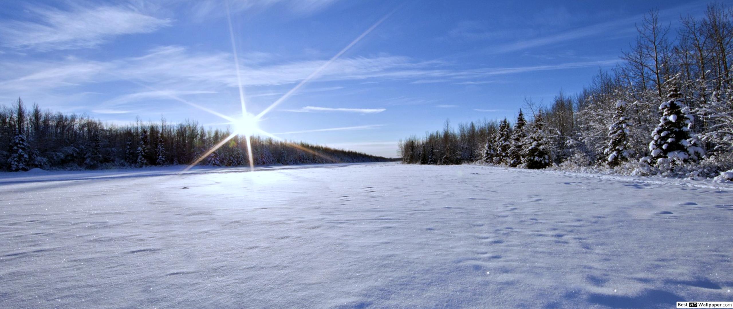 Sunny Winter HD wallpaper download