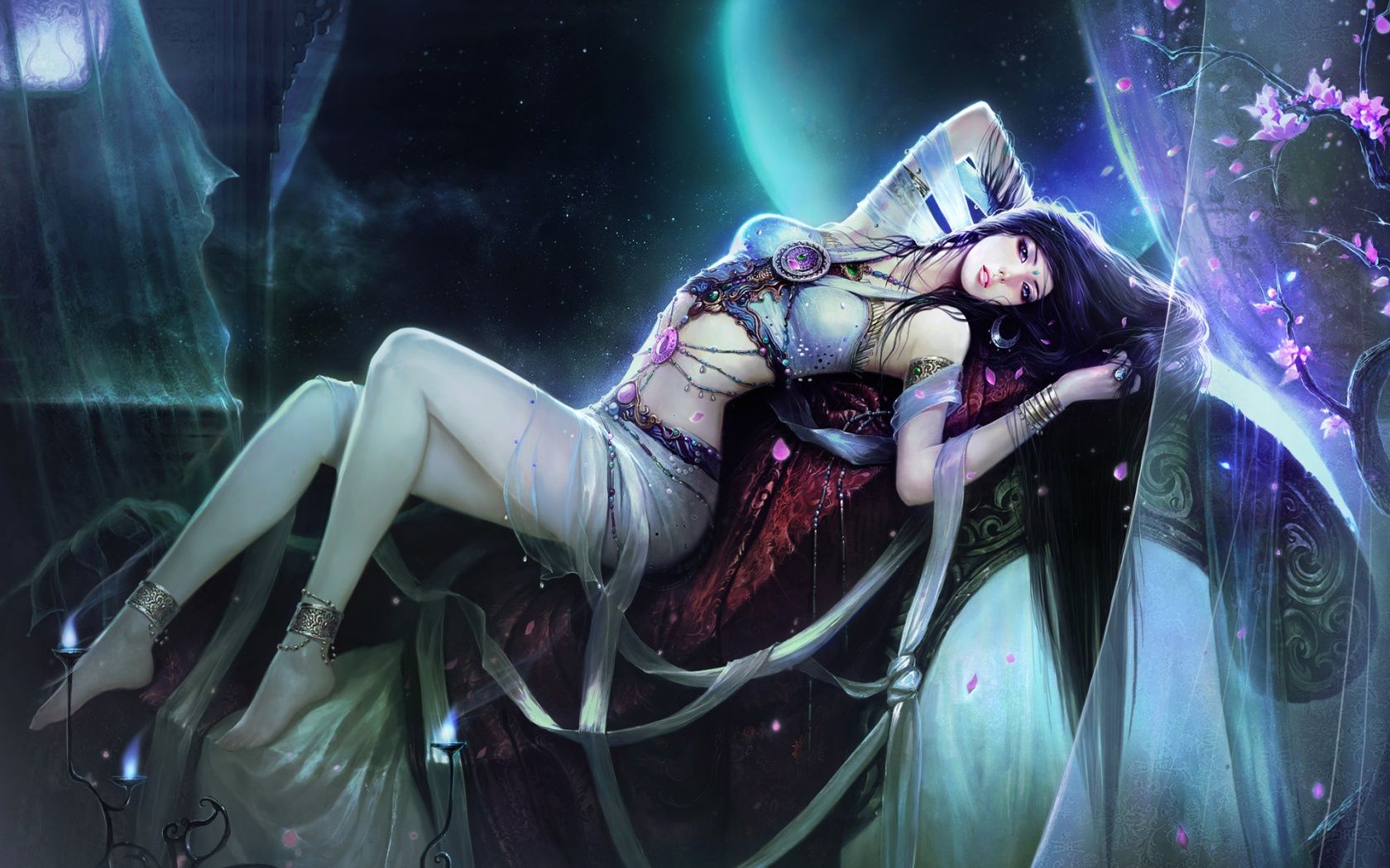 Beautiful Fantasy Girl Wallpaper in jpg format for free download