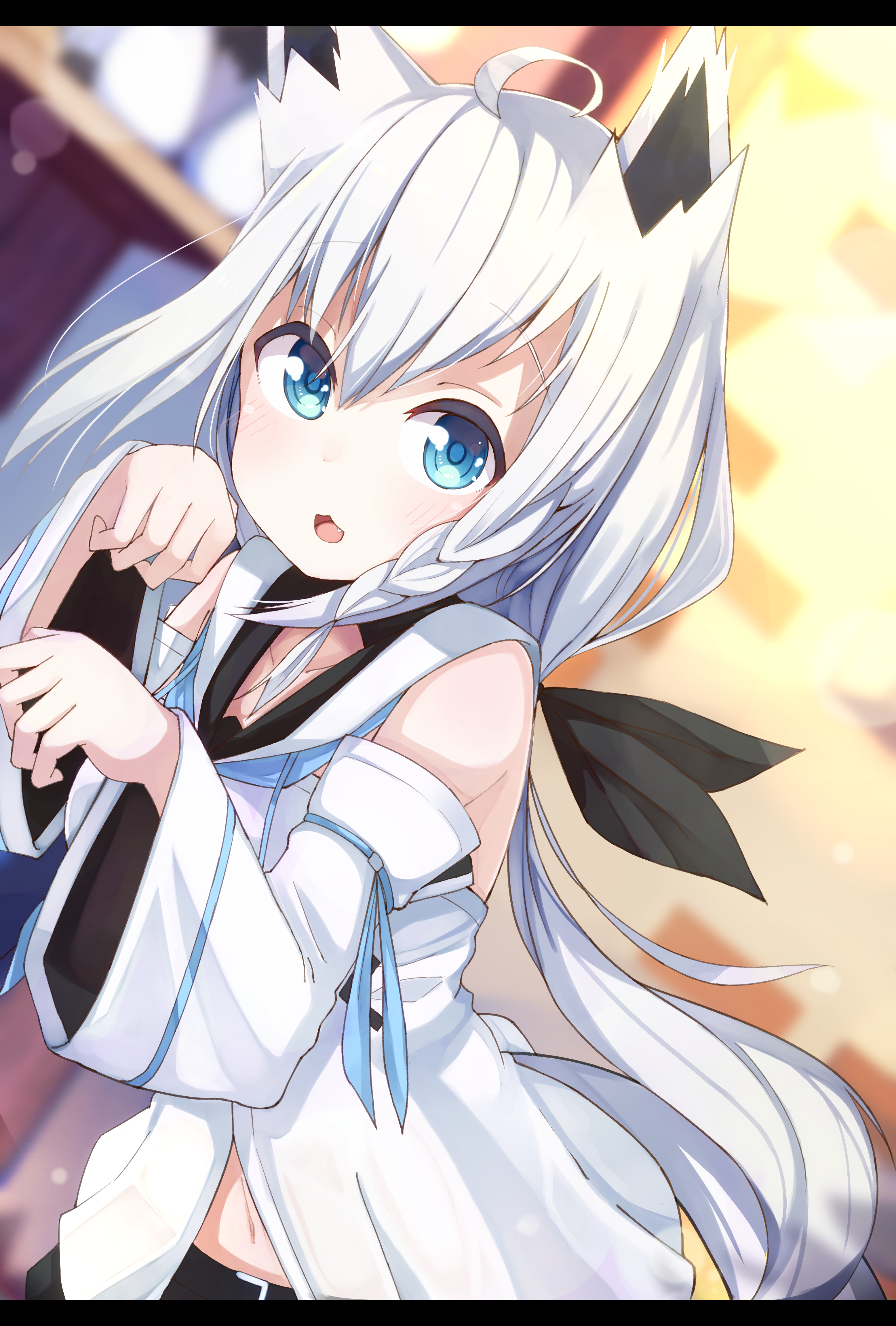 shirakami fubuki (hololive) drawn